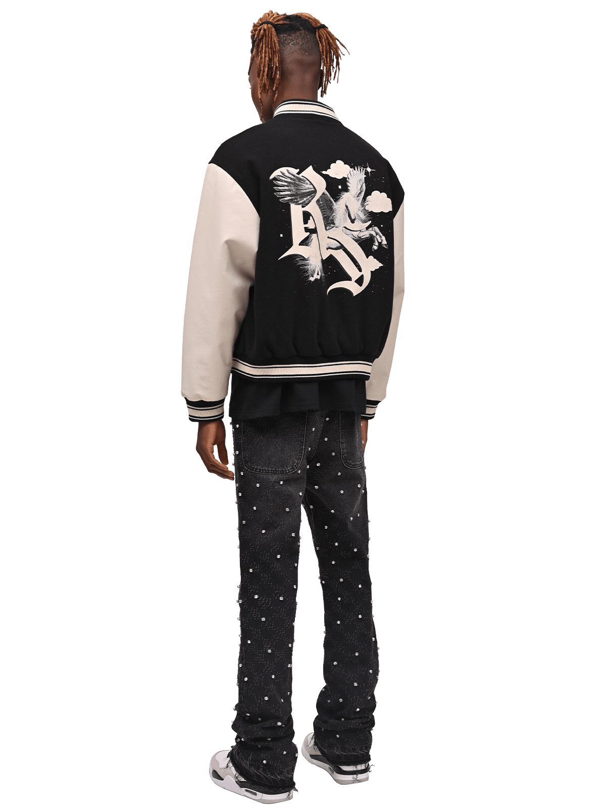 Pegasus Varsity Jacket - Black