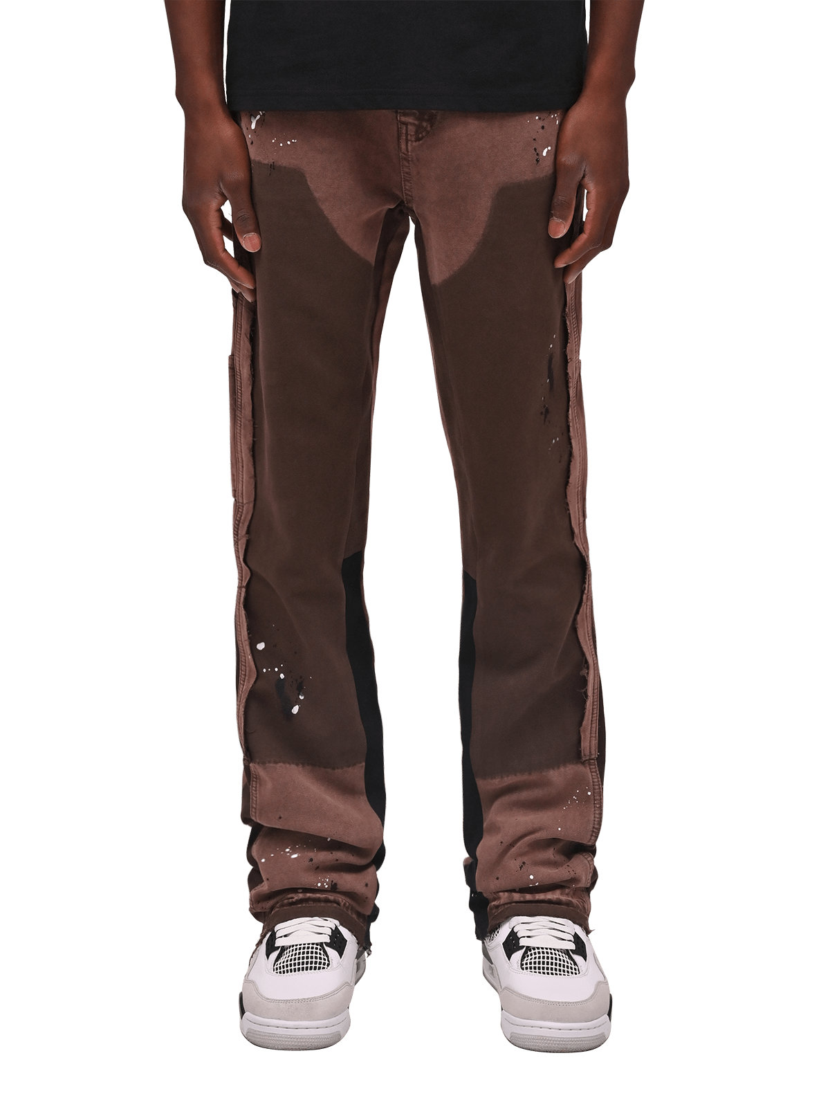 Flare Canvas Pants - Mocha