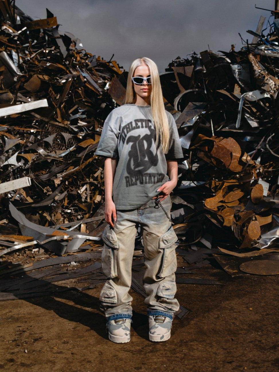 Athletic Dept Tee - Vintage Grey