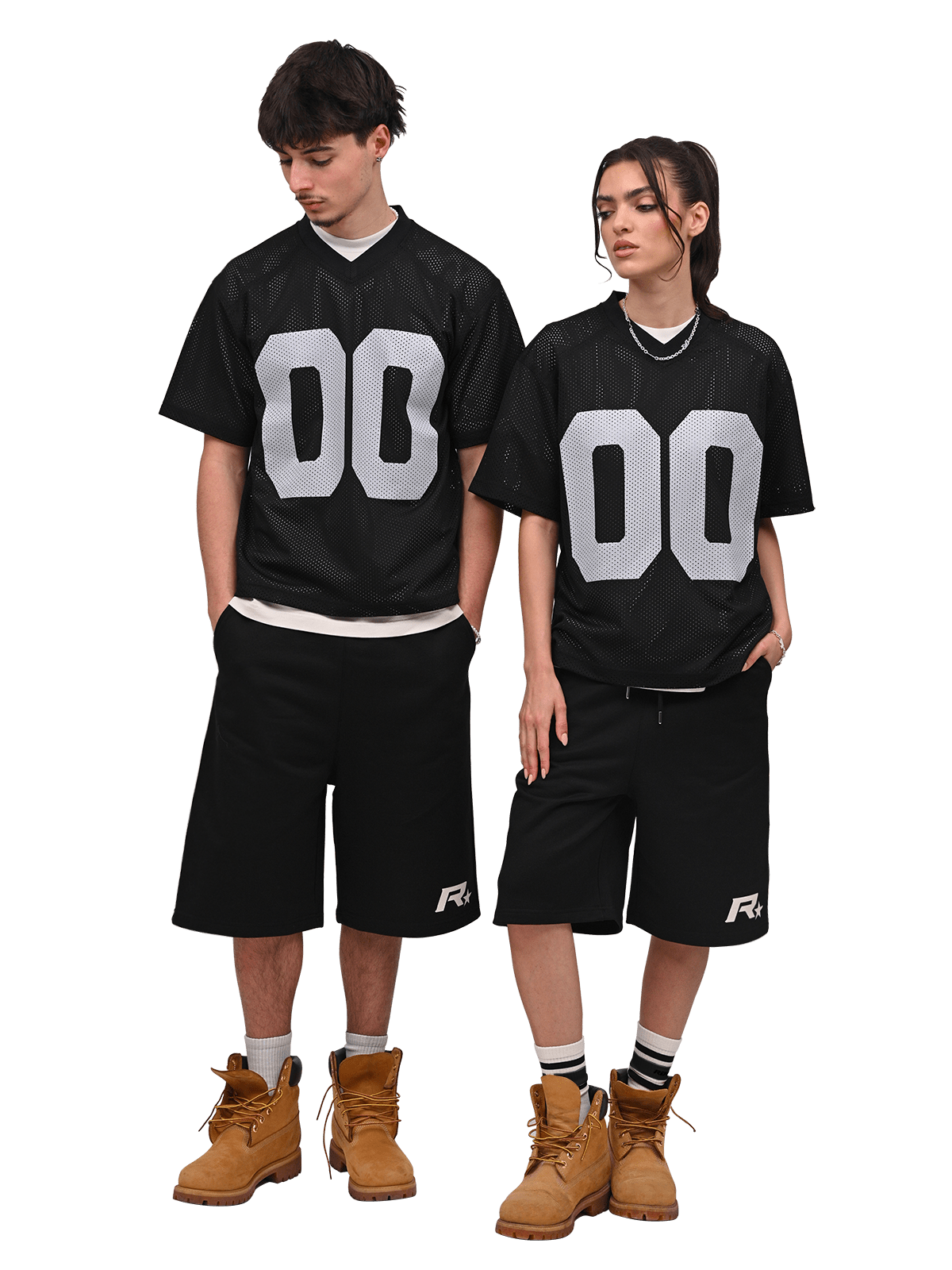 Baggy Jersey Shorts - Black
