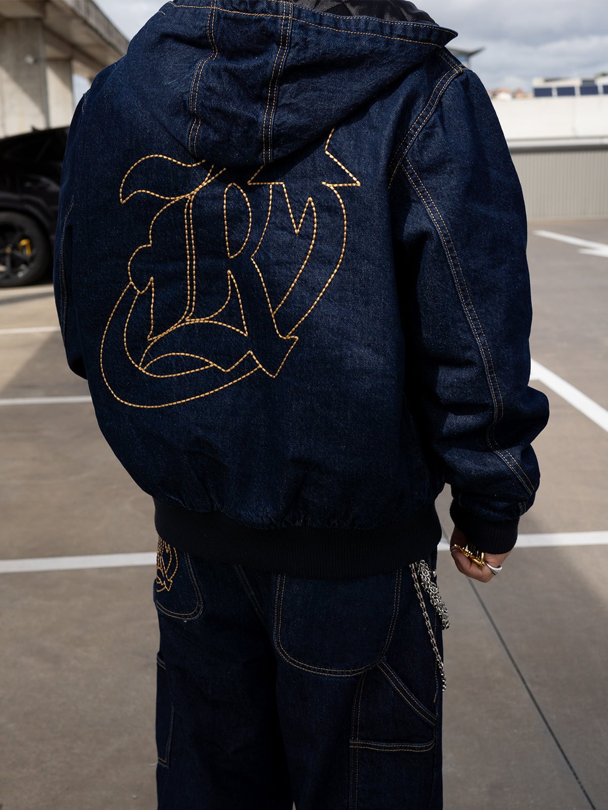 Workwear Denim Hoodie