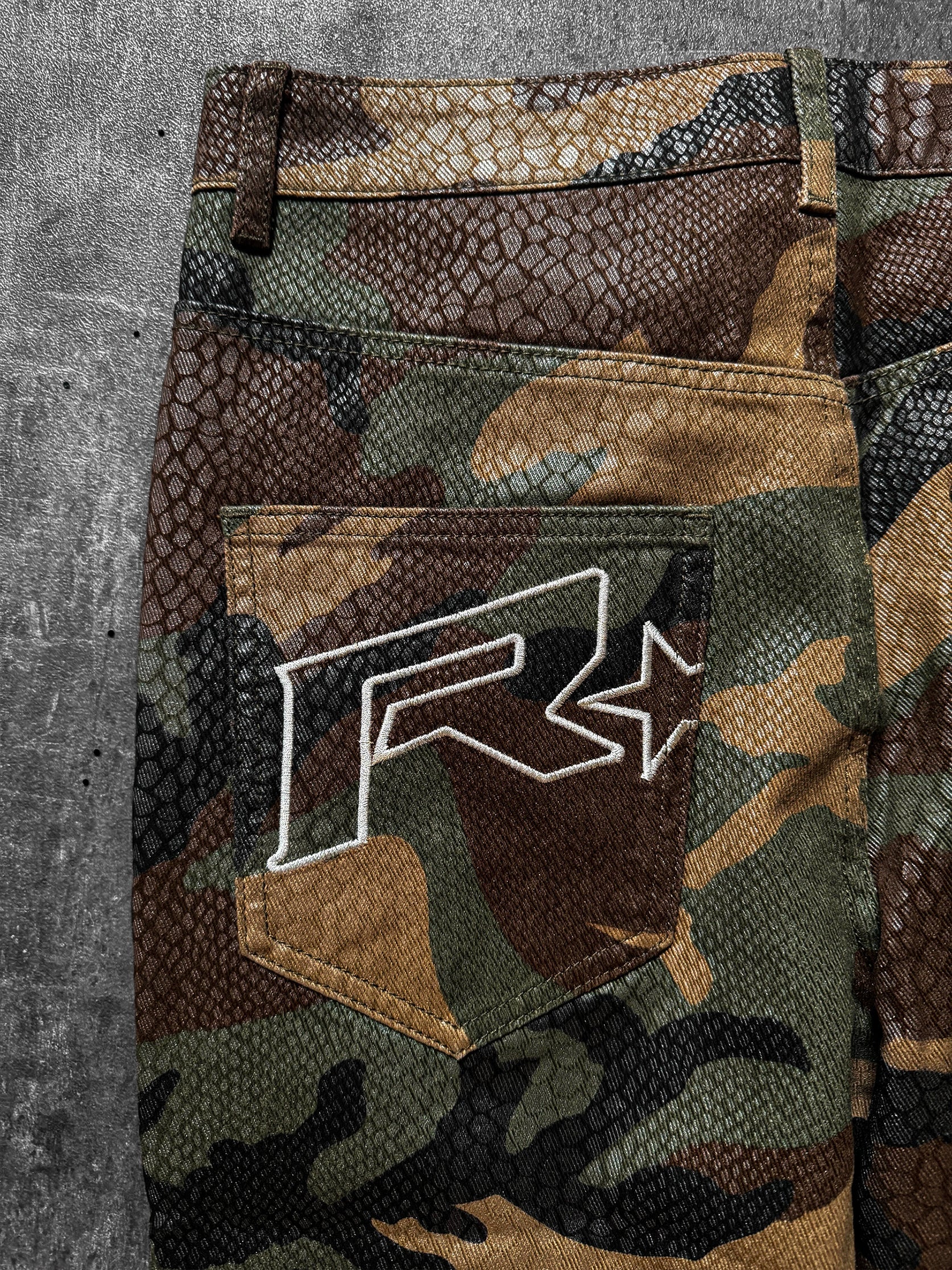 Python Camo Denim