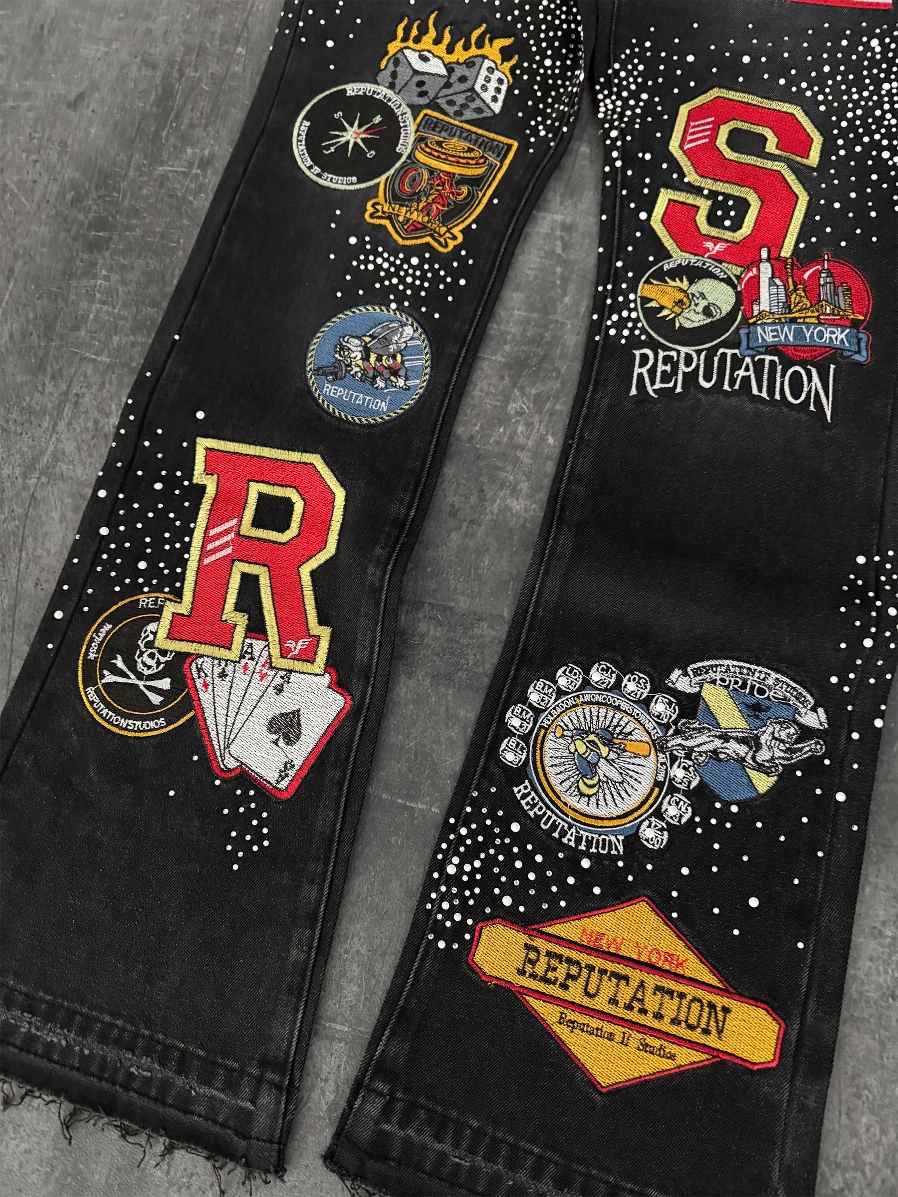 Patch Denim - Black