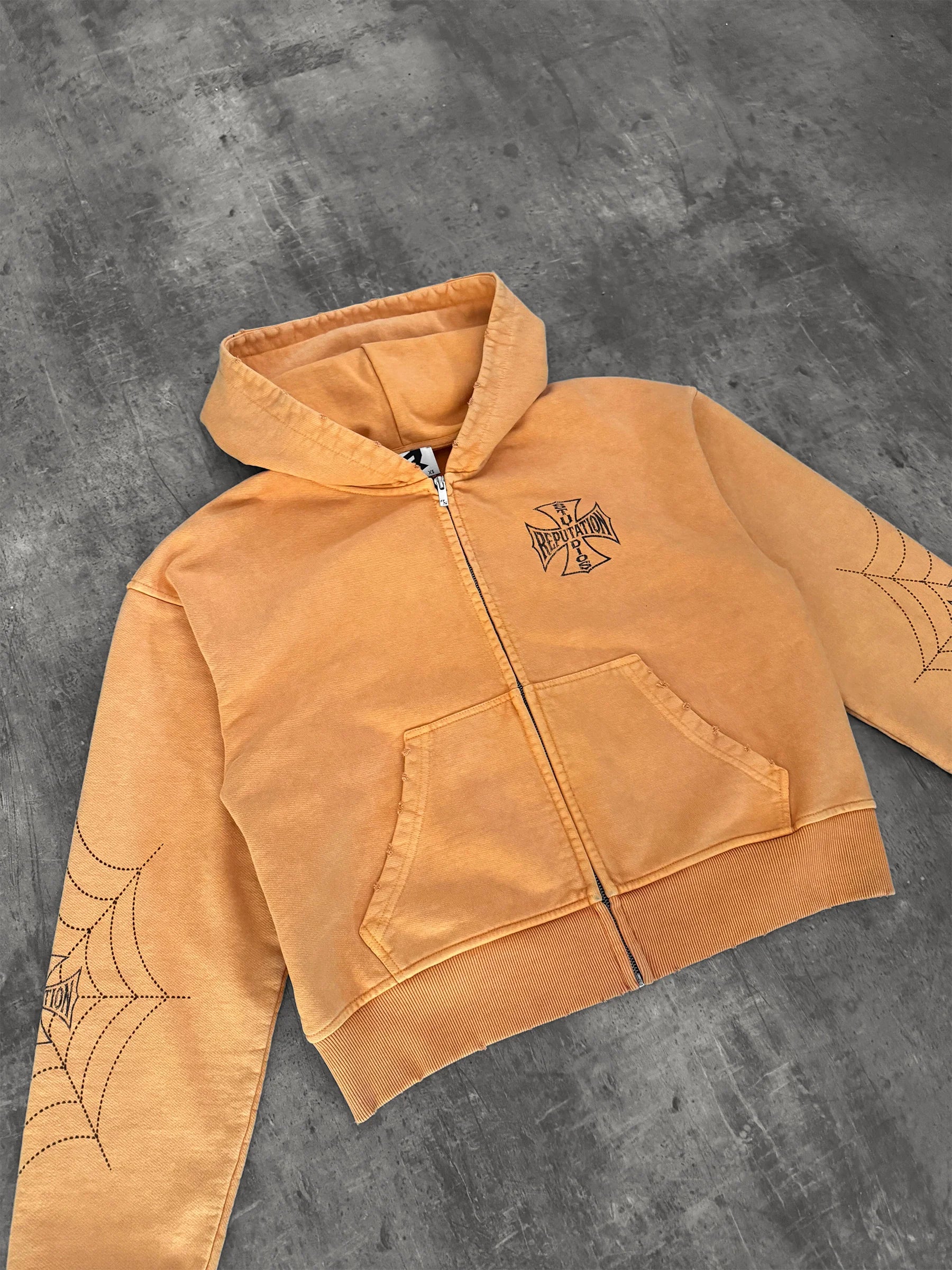 Spider Hoodie - Orange
