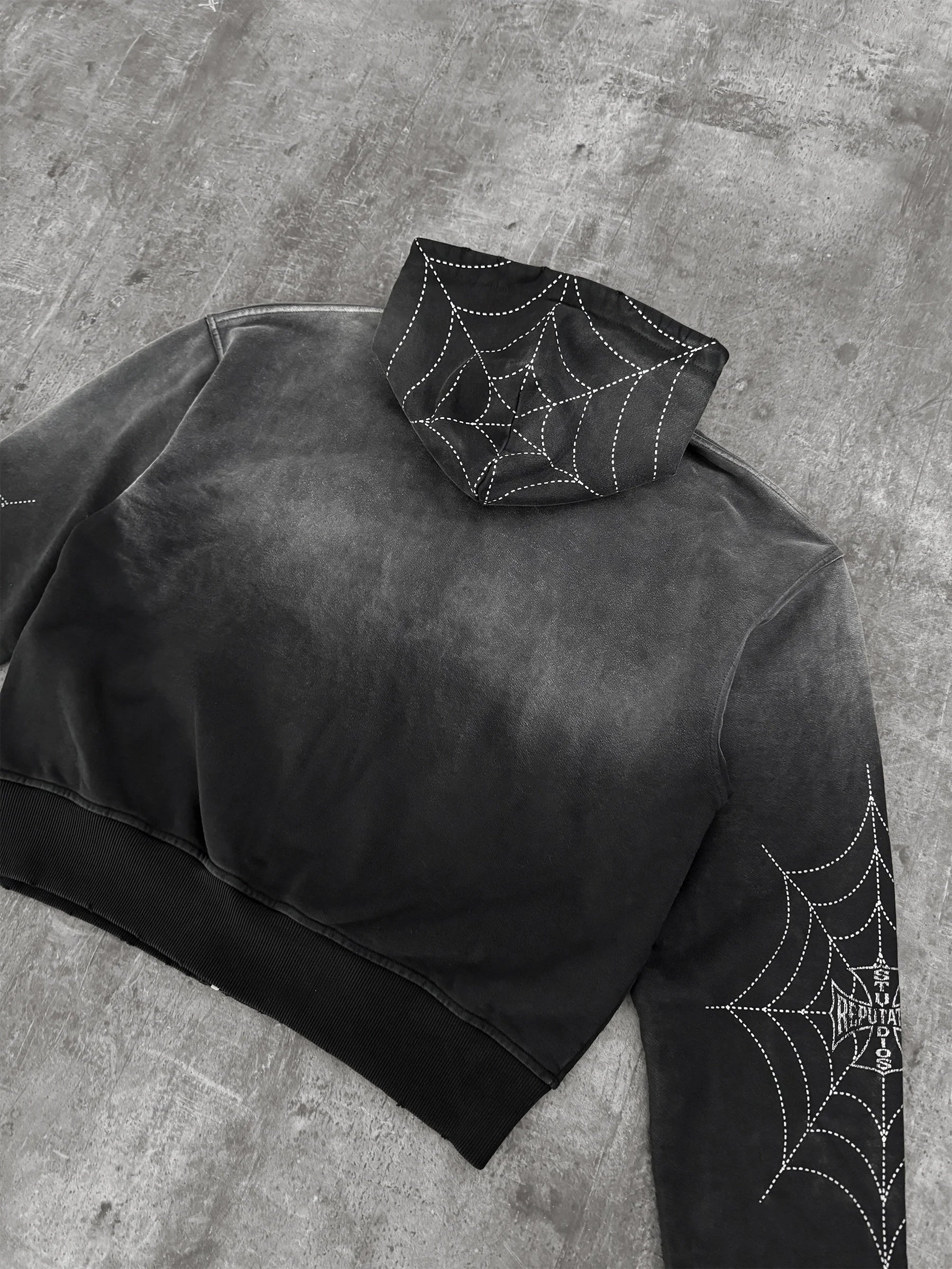 Spider Hoodie - Black