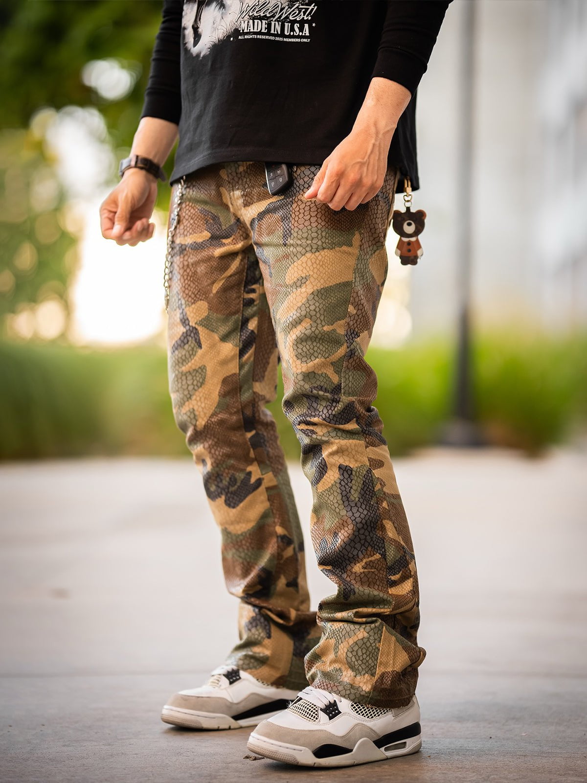 Python Camo Denim