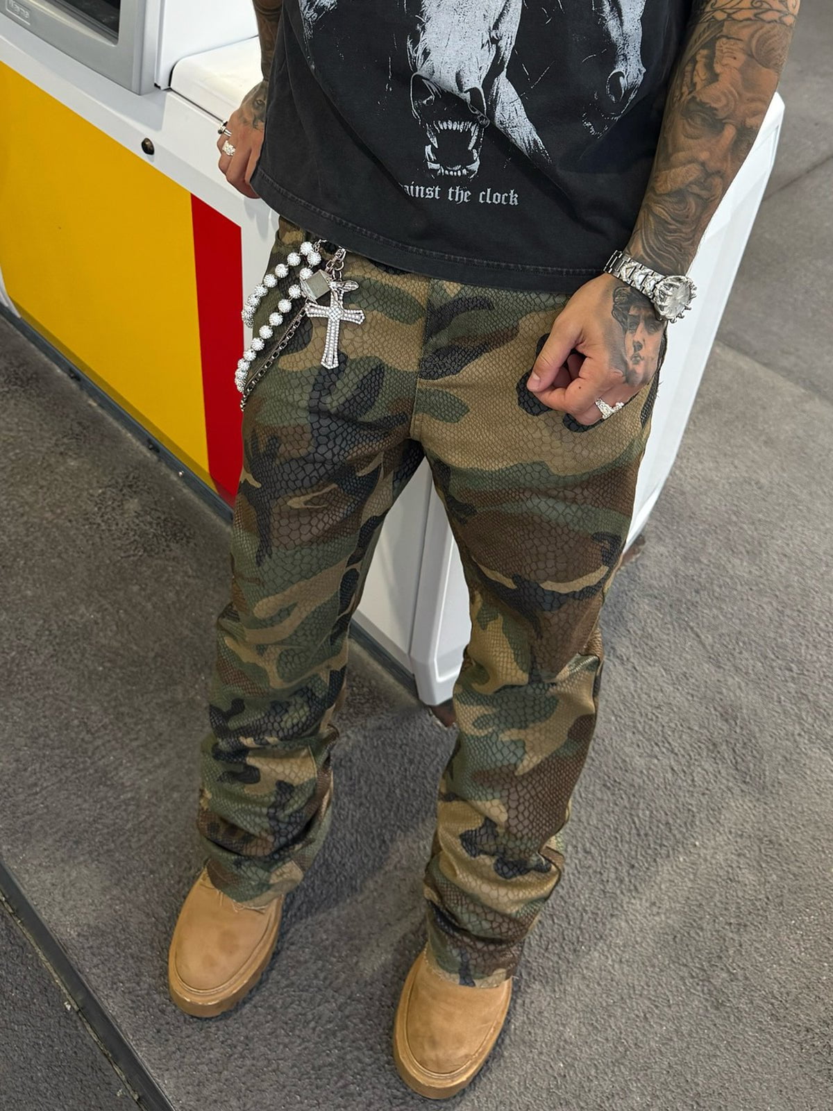 Python Camo Denim