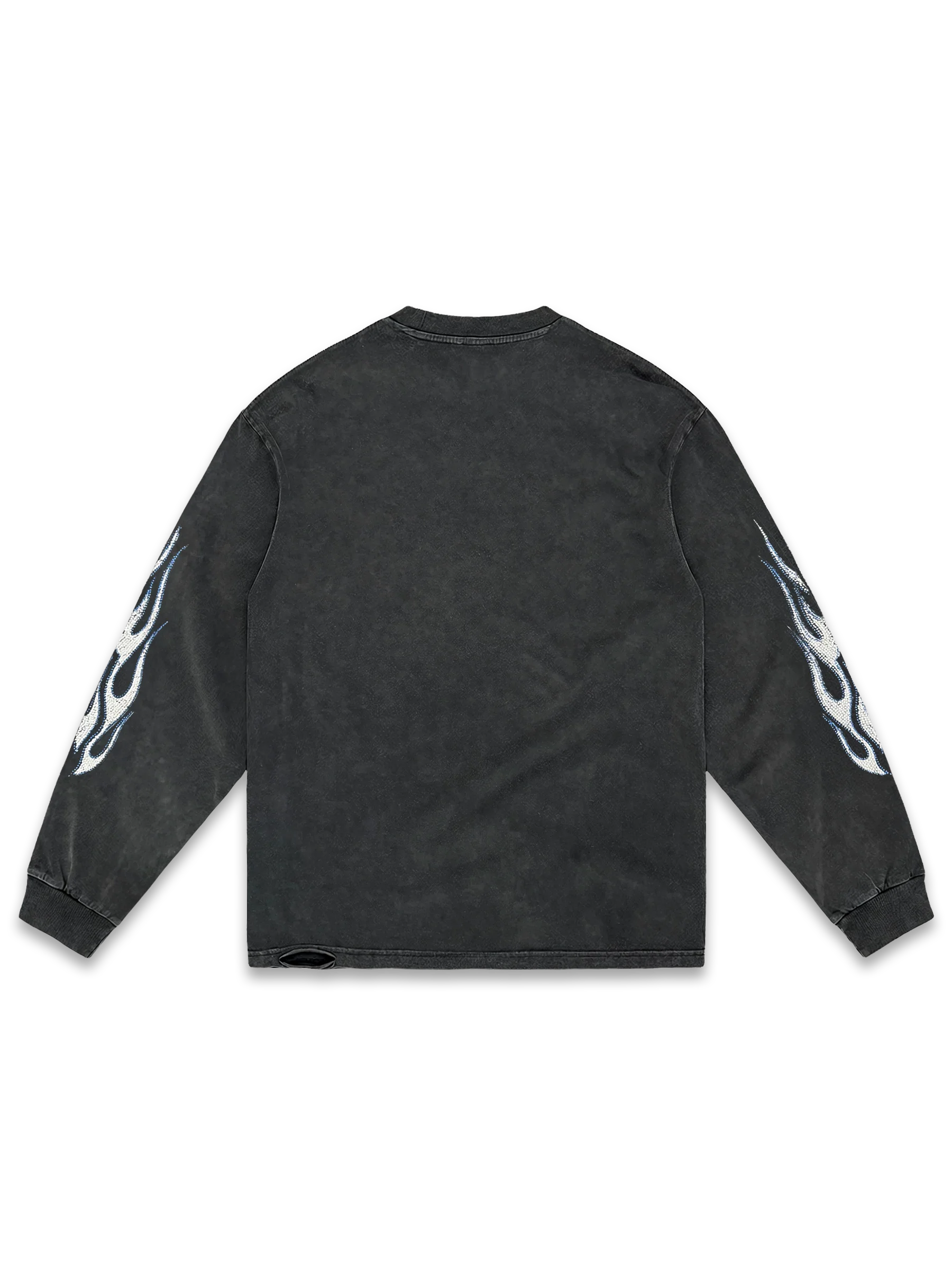 Blue Flames Long Sleeve Tee