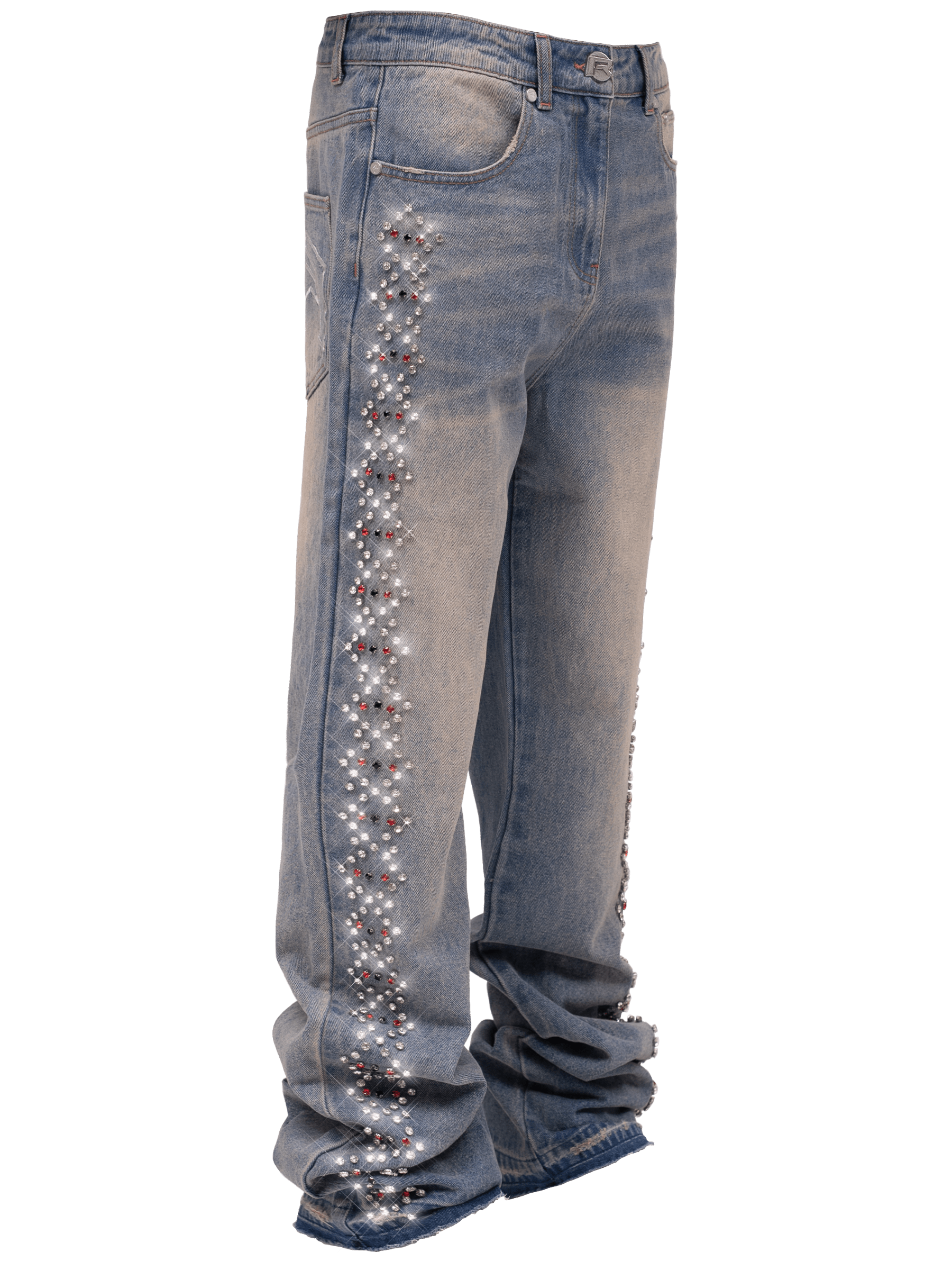 Prism Chain Denim - Cream Wash