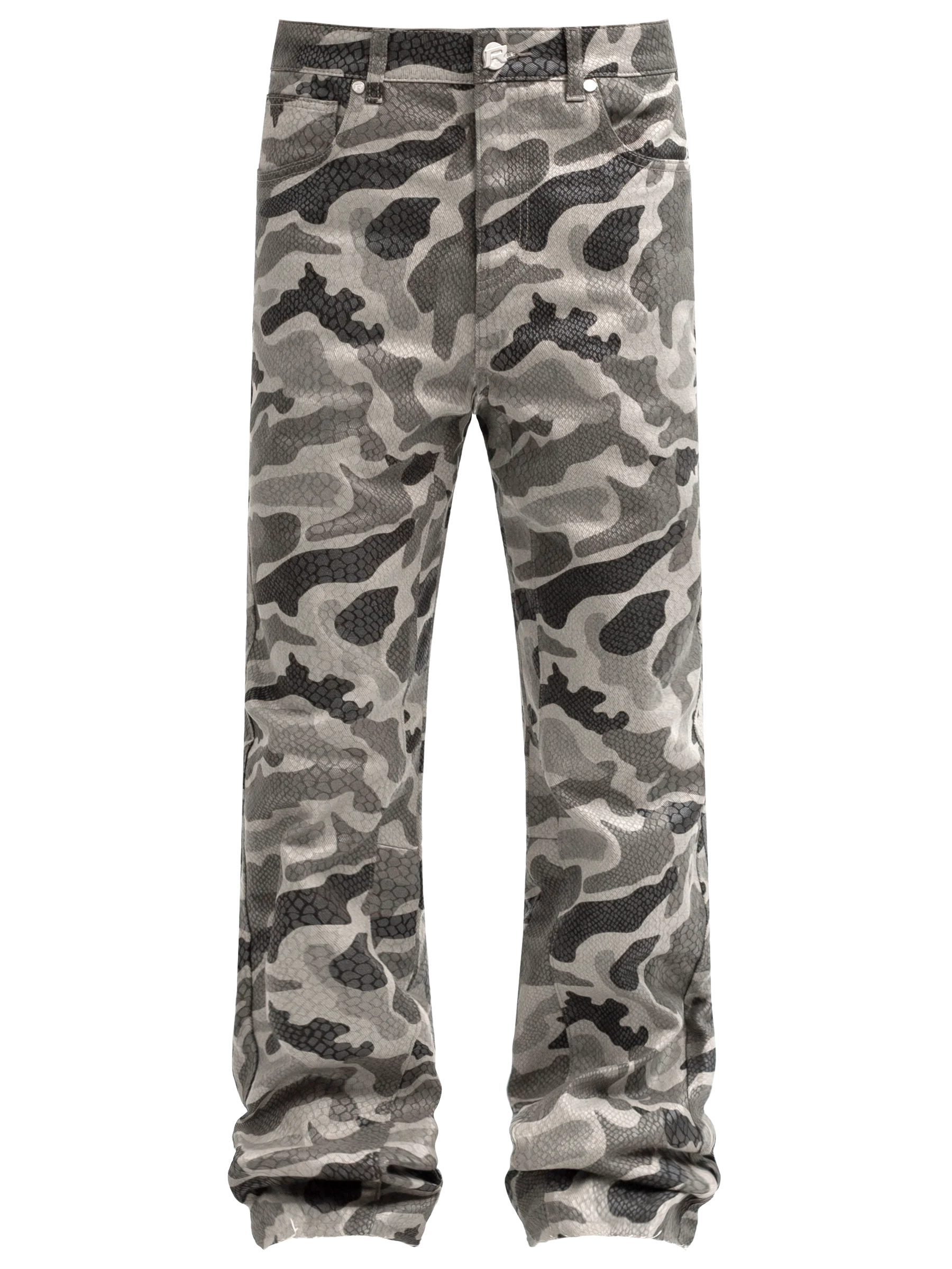 Python Camo Denim - Grey