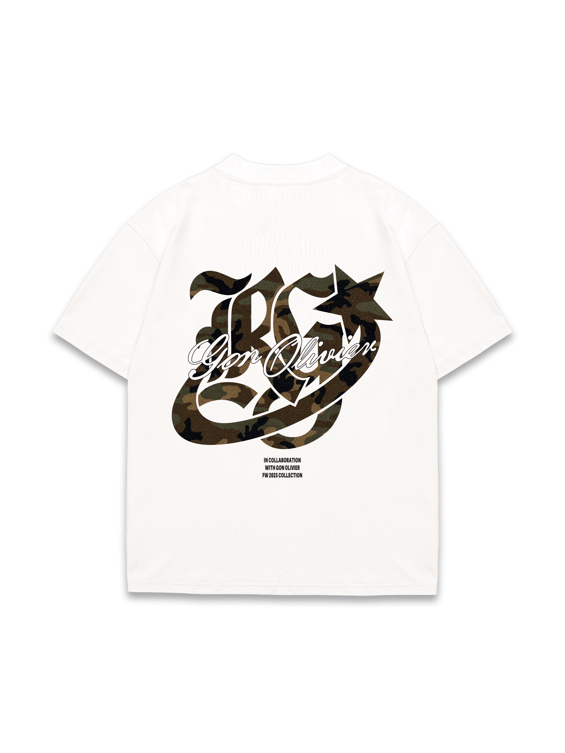 Gon x Reputation Combat Camo Tee - Cream