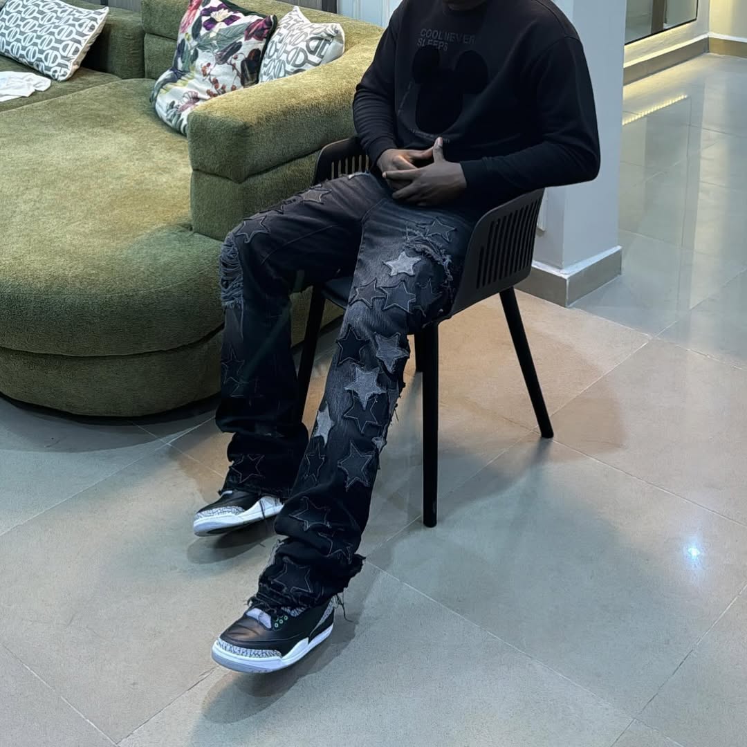 Star Flare Denim - Black