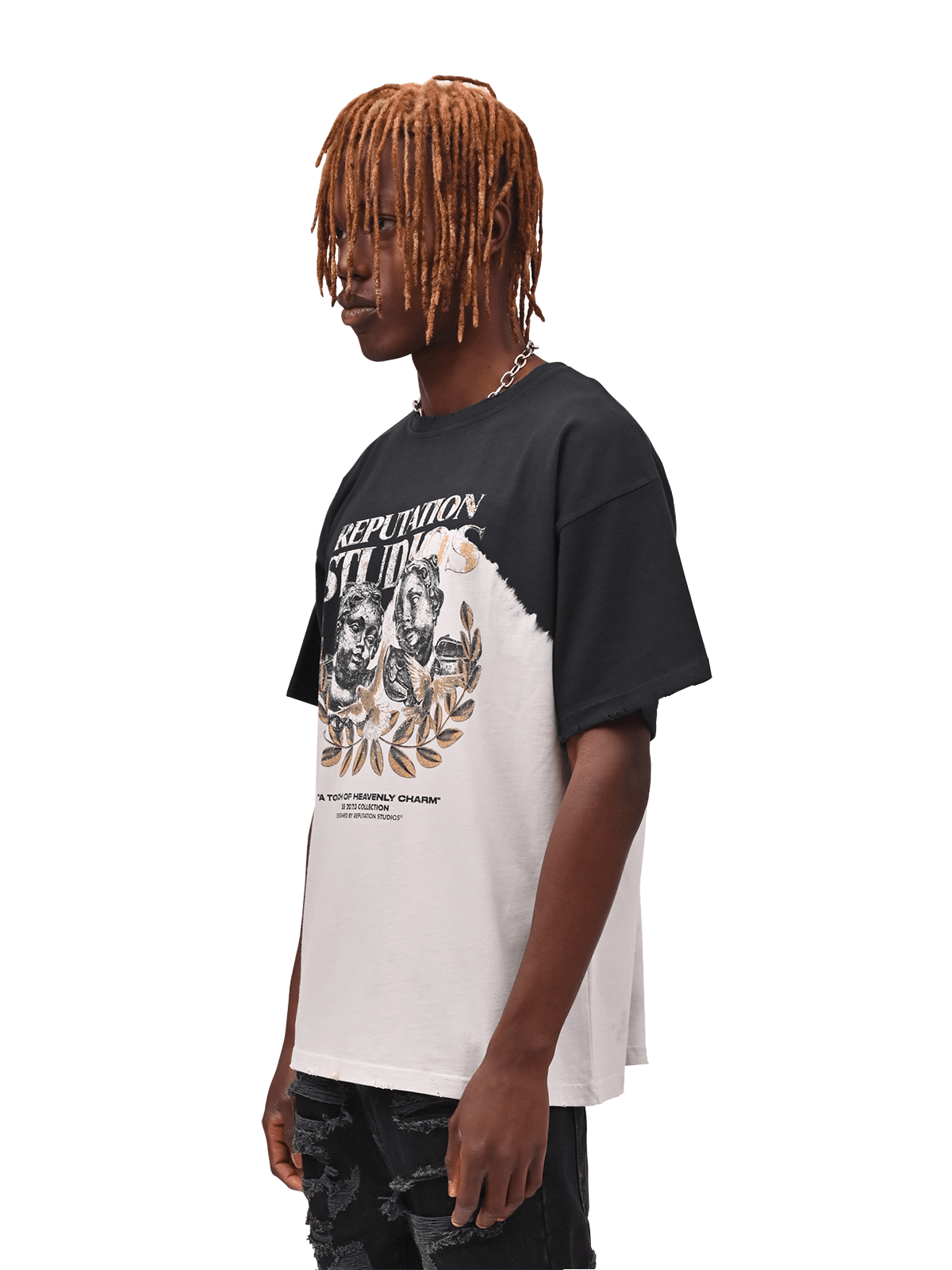 Vintage Dip Dye Tee - Heavenly Charm