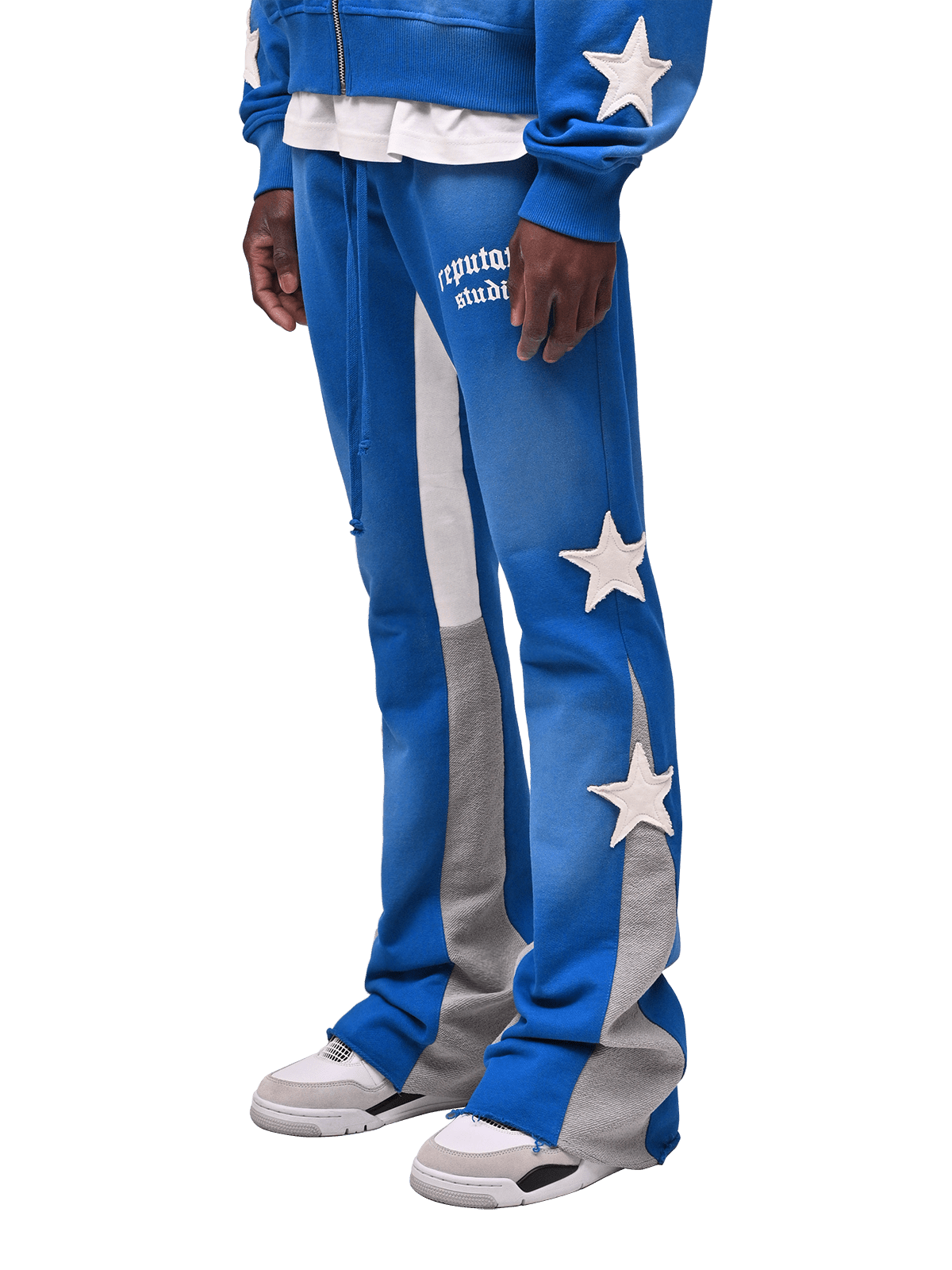 Sun Fade Flare Sweatpants - Royal Blue