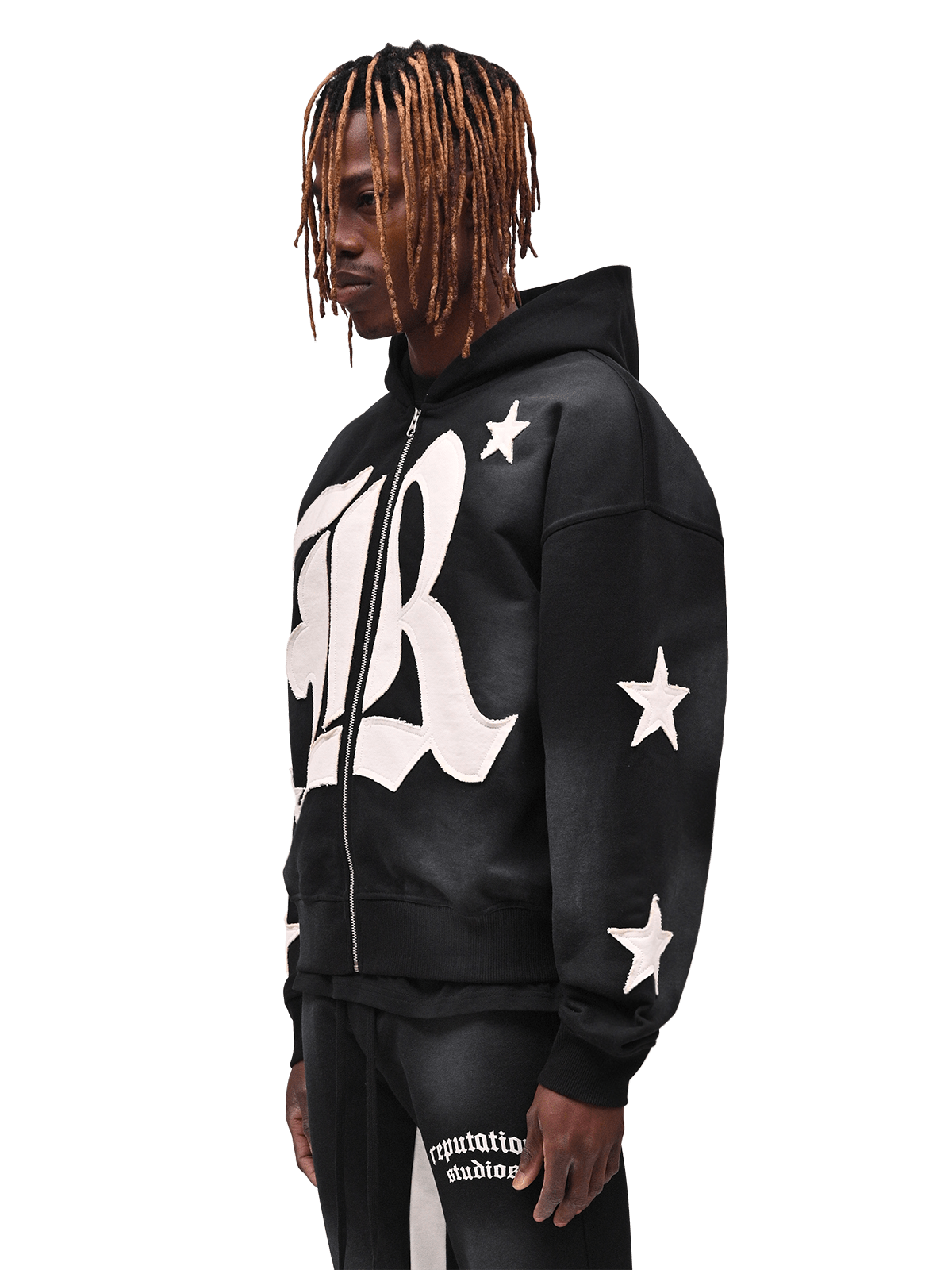 Sun Fade Hoodie - Black