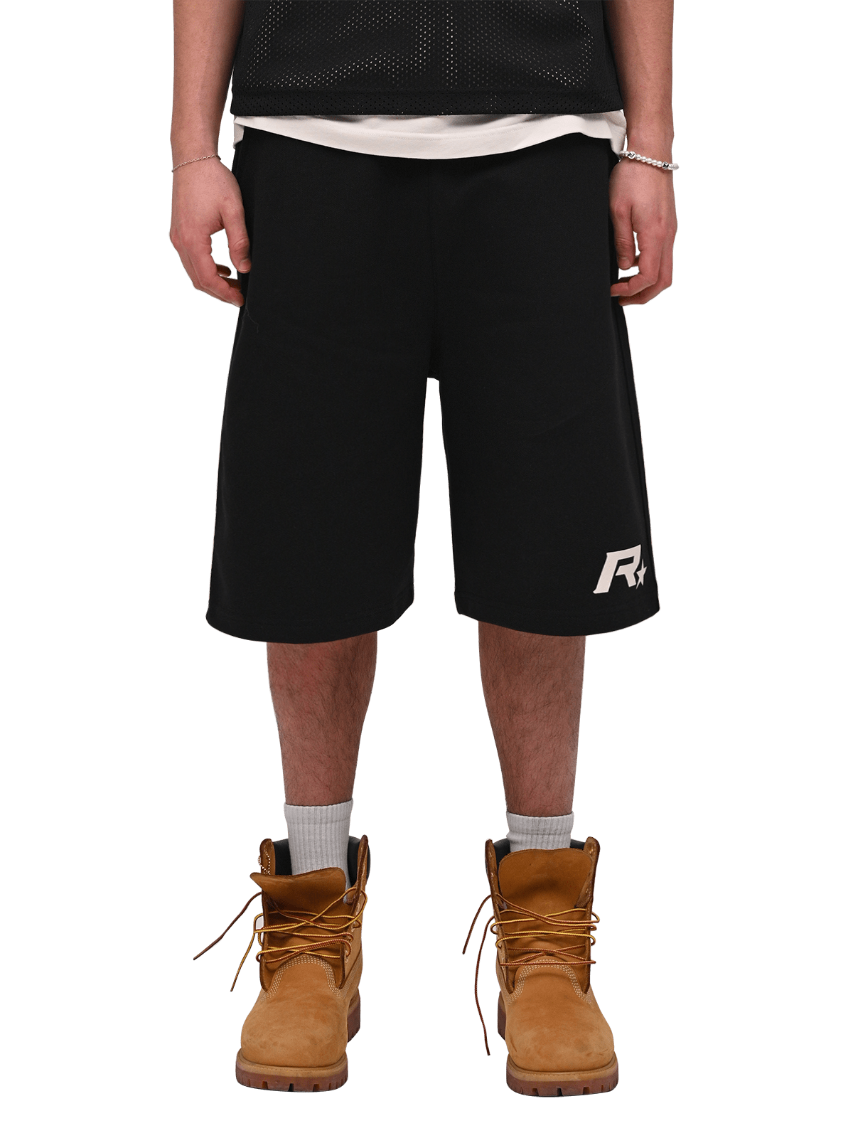 Baggy Jersey Shorts - Black