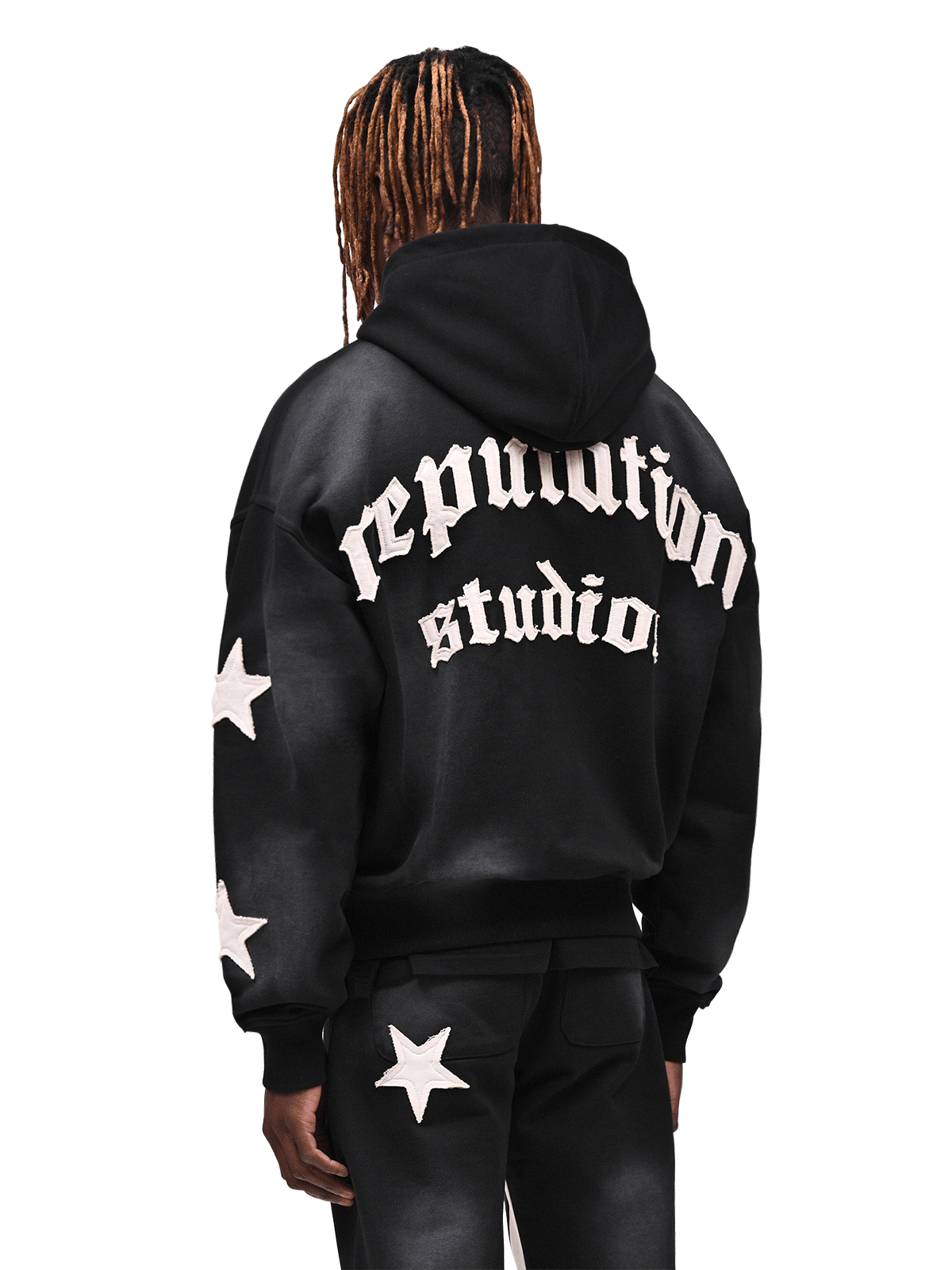 Sun Fade Hoodie - Black