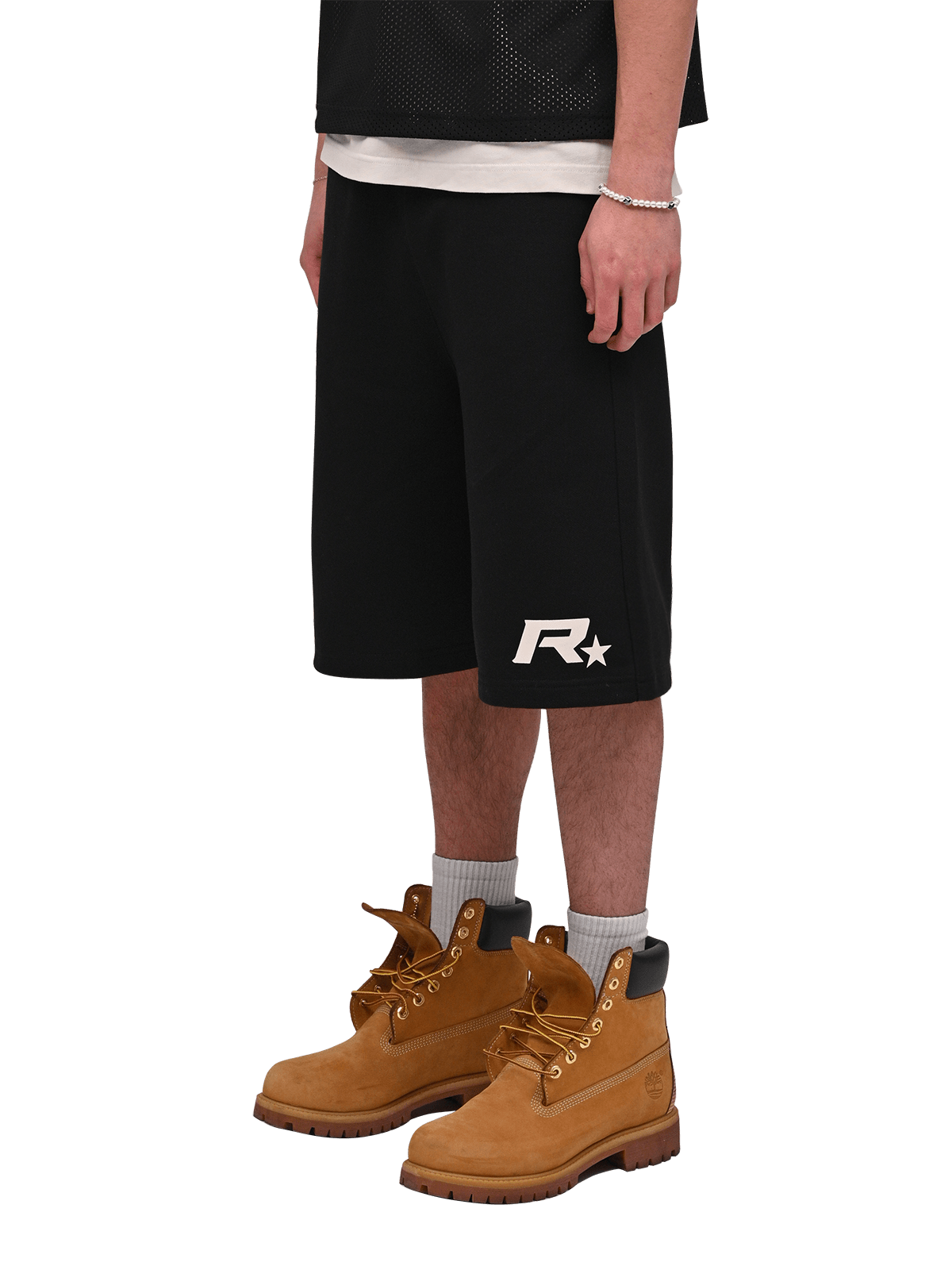 Baggy Jersey Shorts - Black