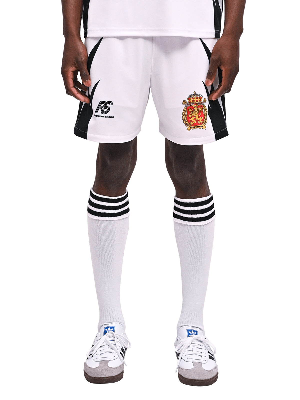 Football Shorts - White