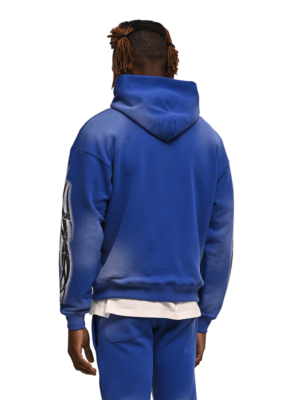 Tribal Hoodie - Royal Blue