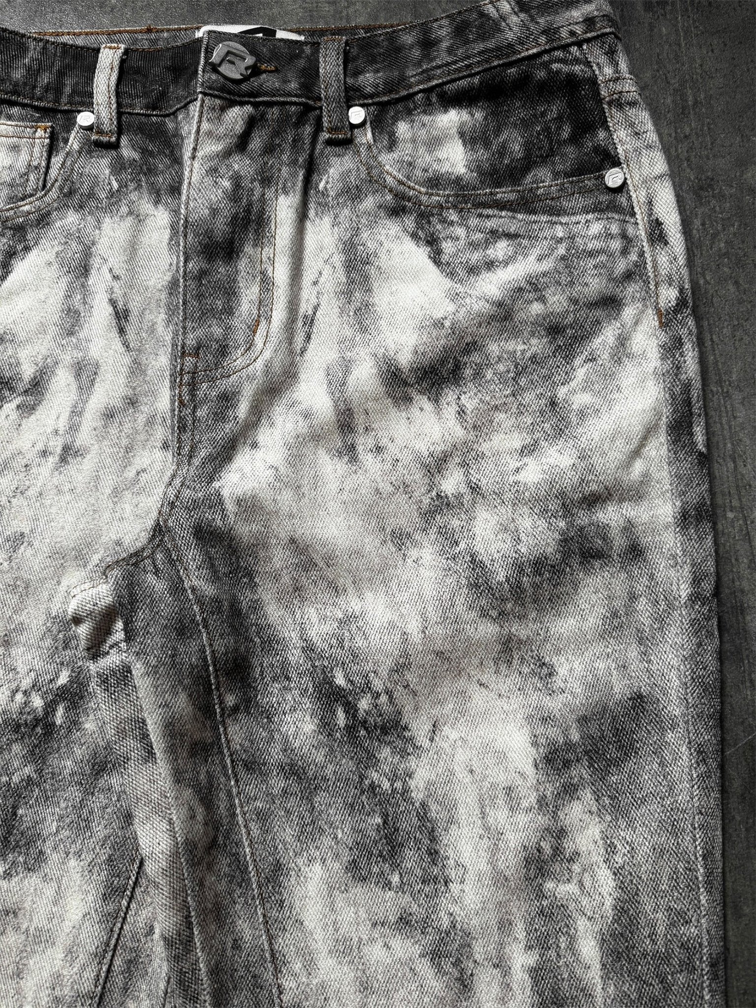 Acid Rinse Flare Denim - Reputation Studios