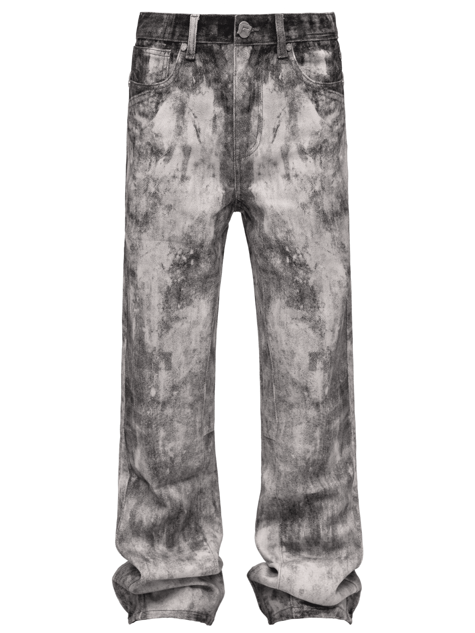 Acid Rinse Flare Denim