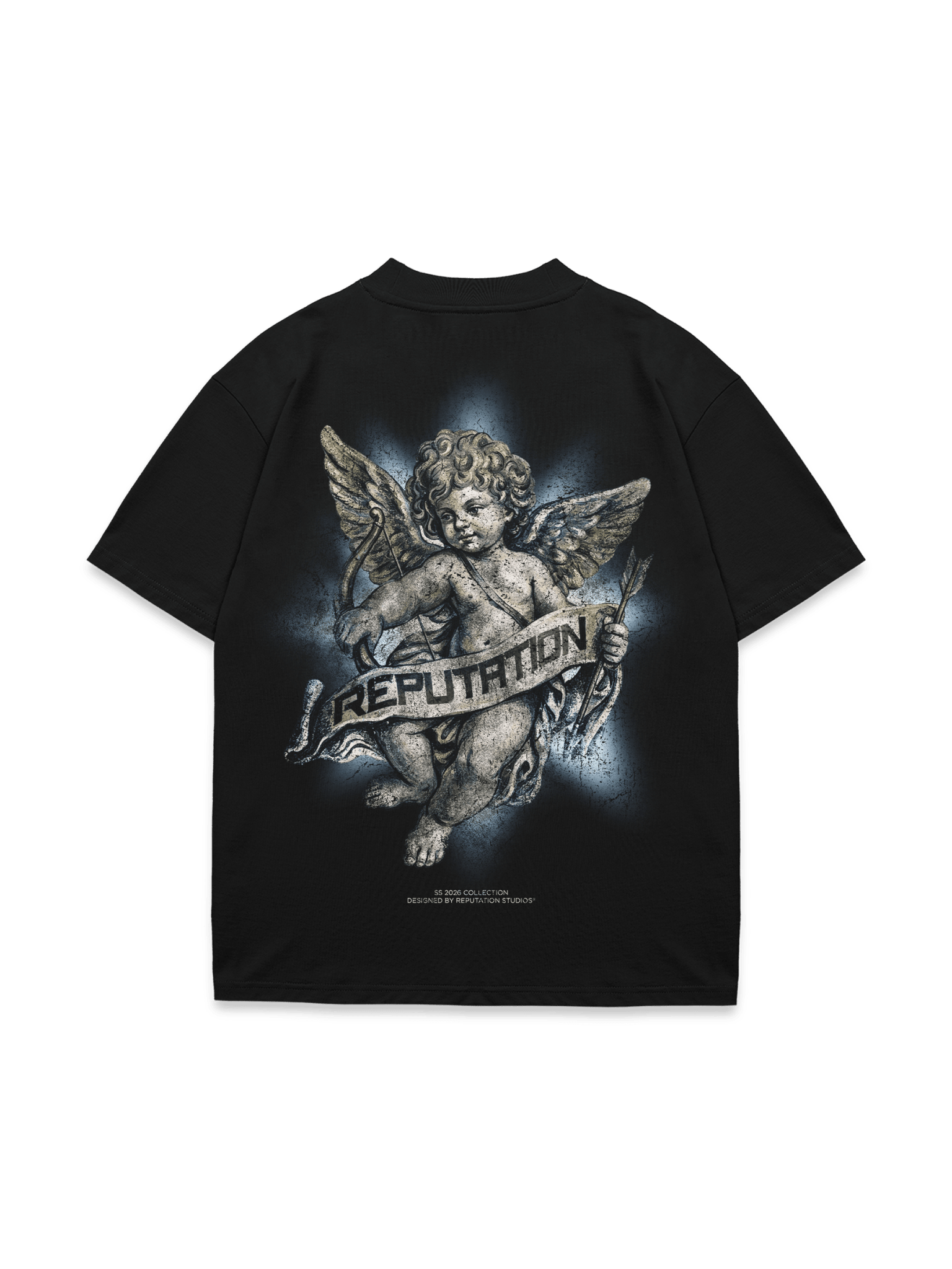 Angel Tee - Black - Reputation Studios