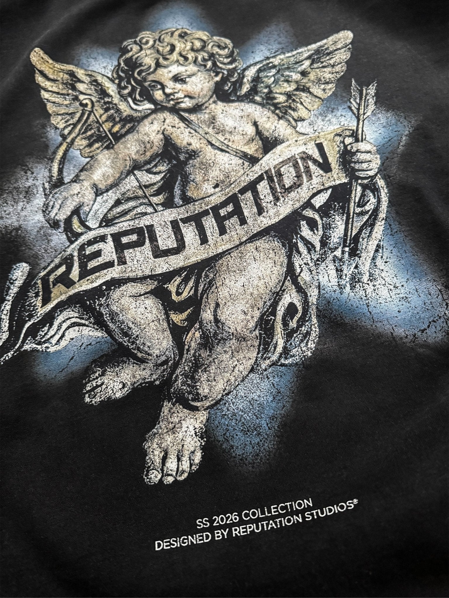 Angel Tee - Black - Reputation Studios