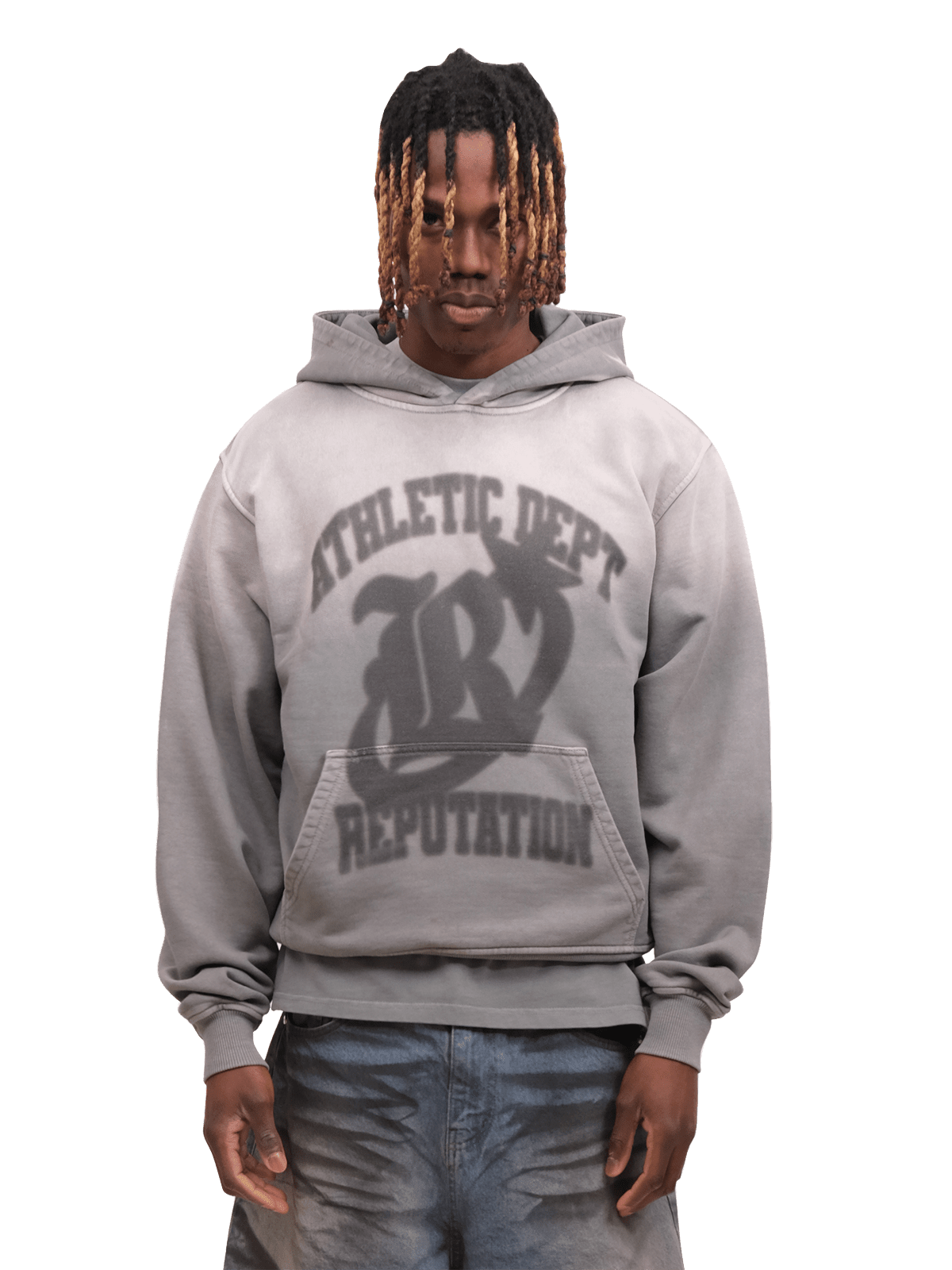 Athletic Dept Hoodie - Vintage Grey - Reputation Studios