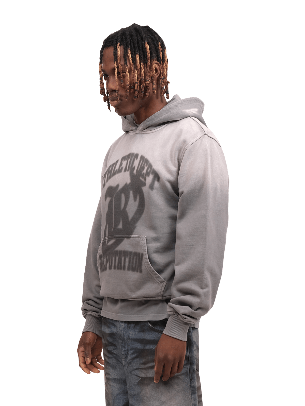 Athletic Dept Hoodie - Vintage Grey - Reputation Studios