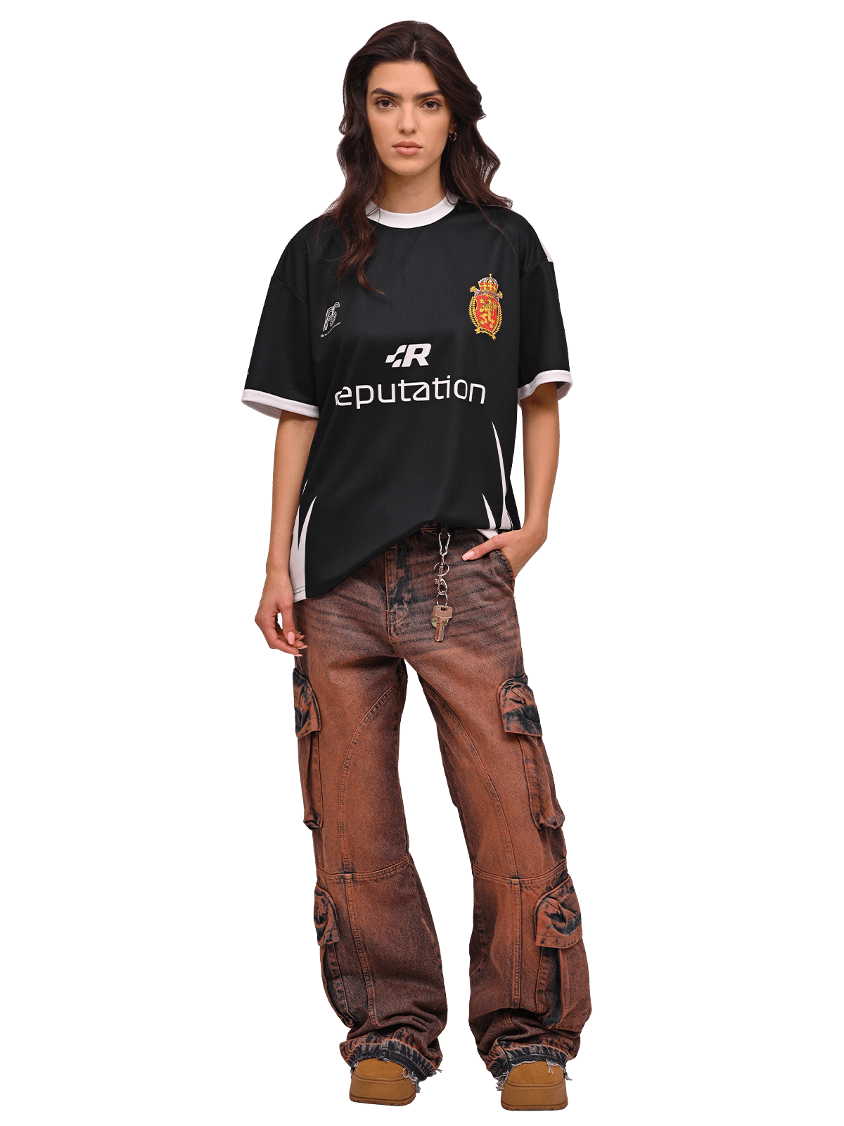 Baggy Cargo Denim - Blood Diamond - Reputation Studios