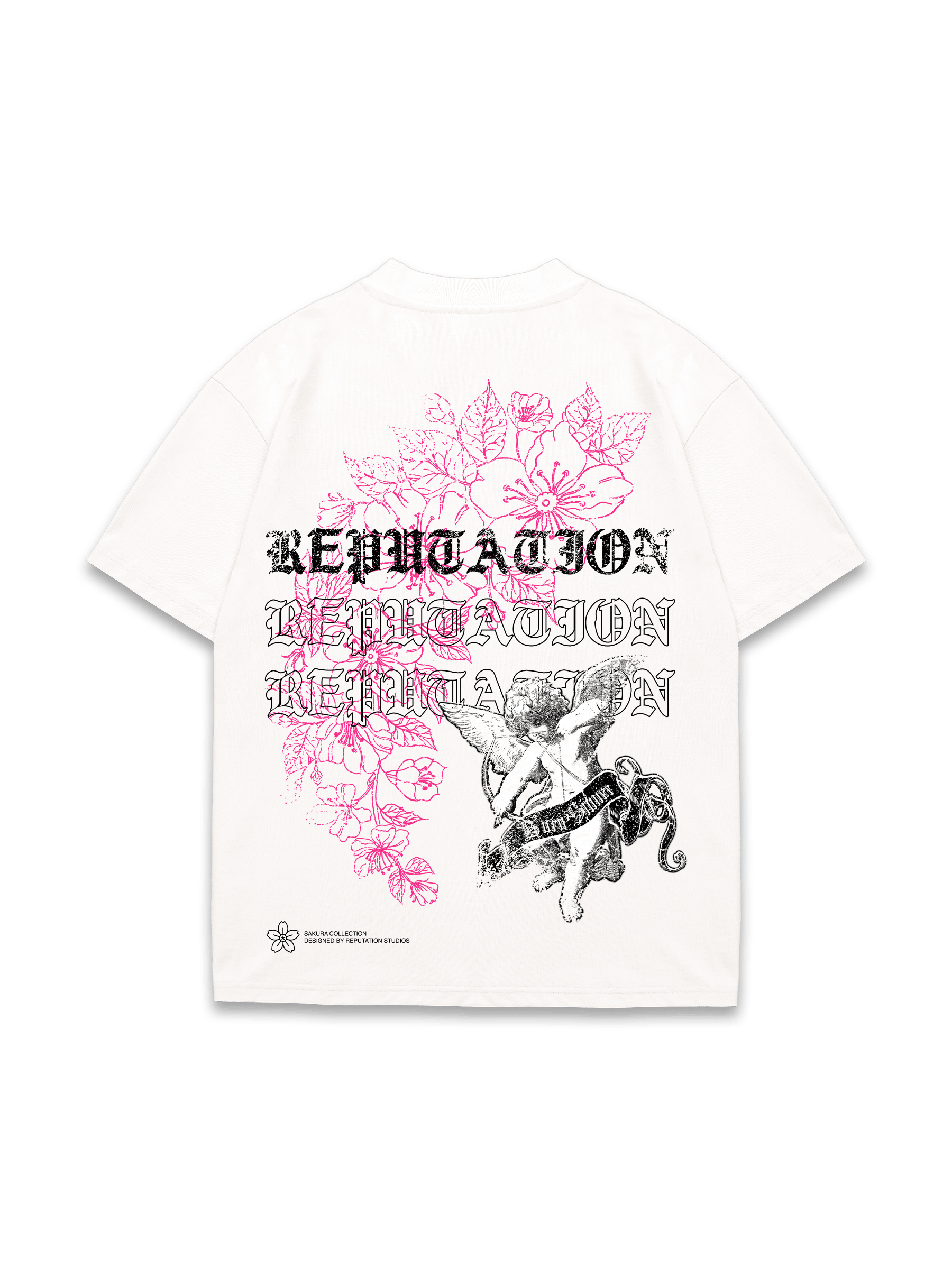 shop sakura graphic tees Reputation Studios