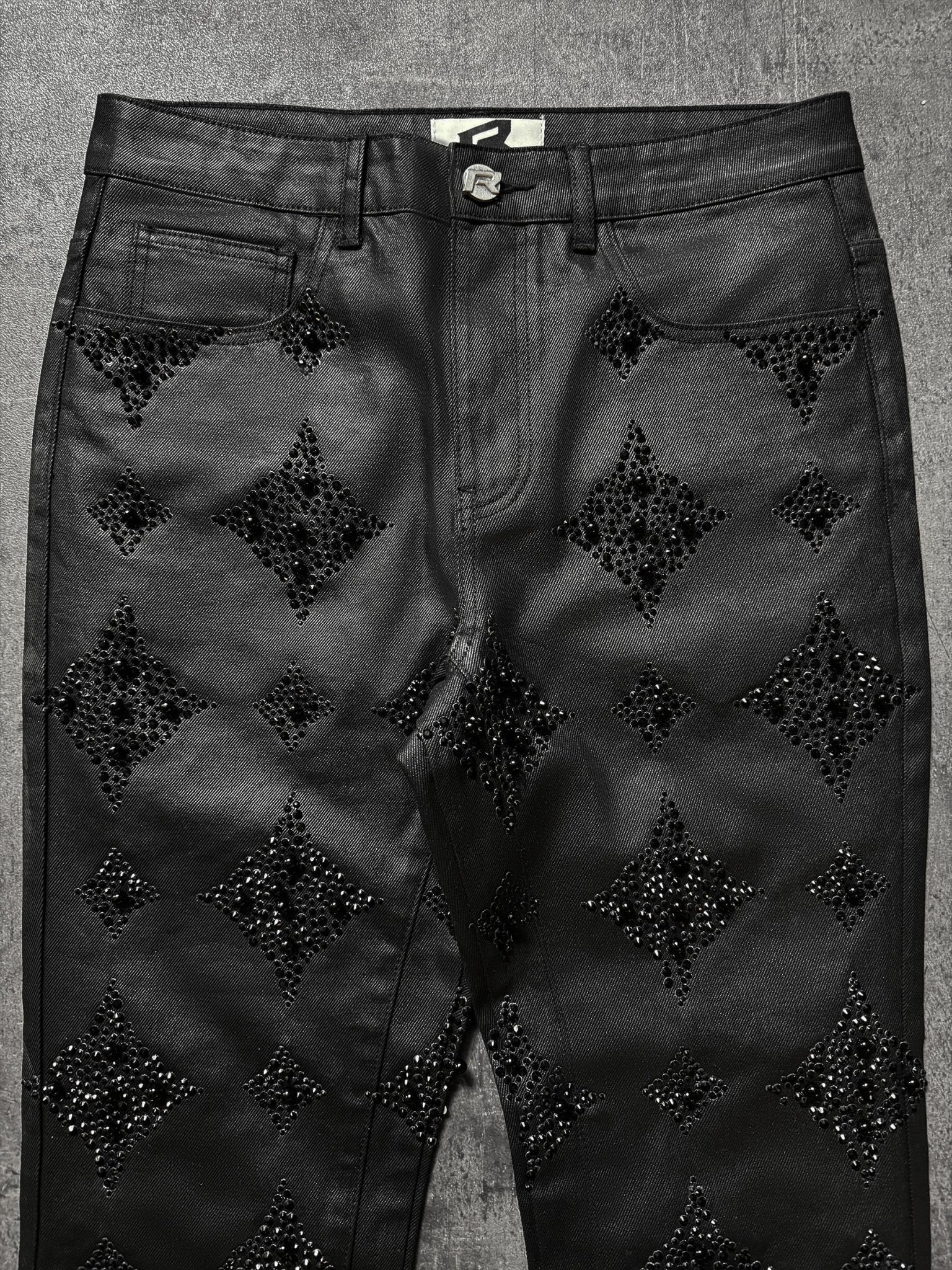 Black Wax Embellish Denim - Reputation Studios