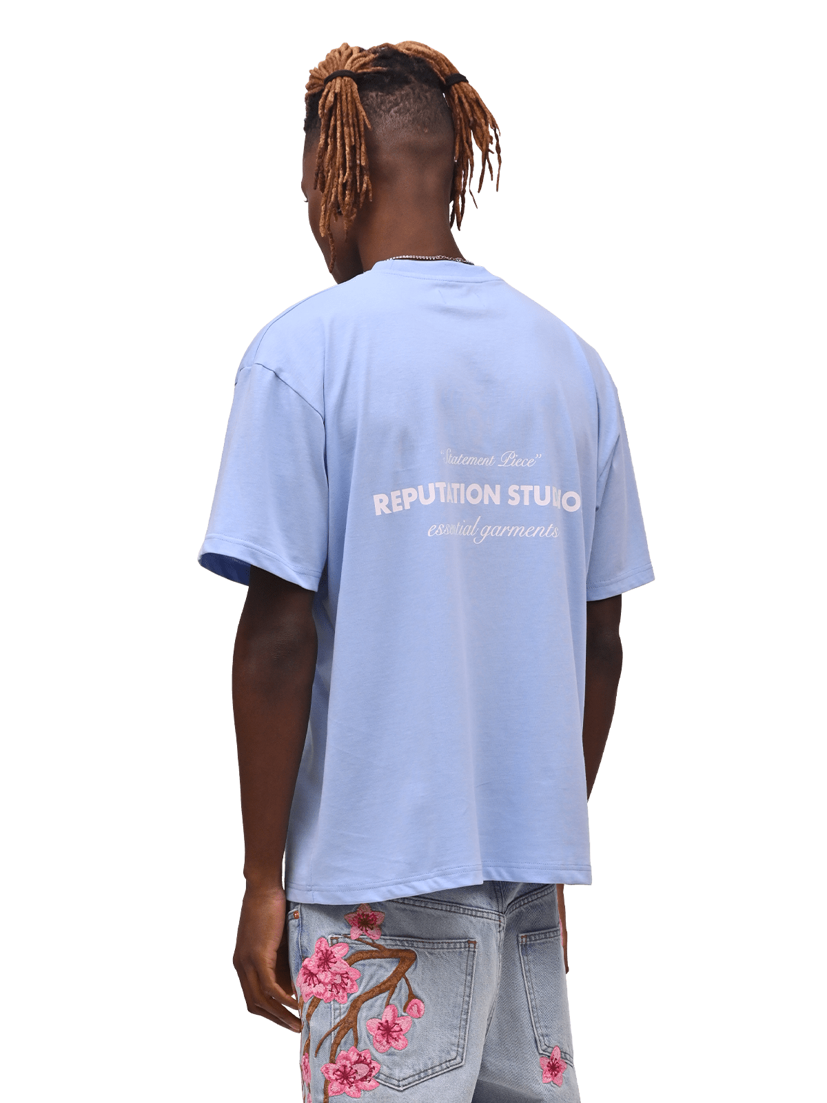 "Statement Piece" Tee - Baby Blue
