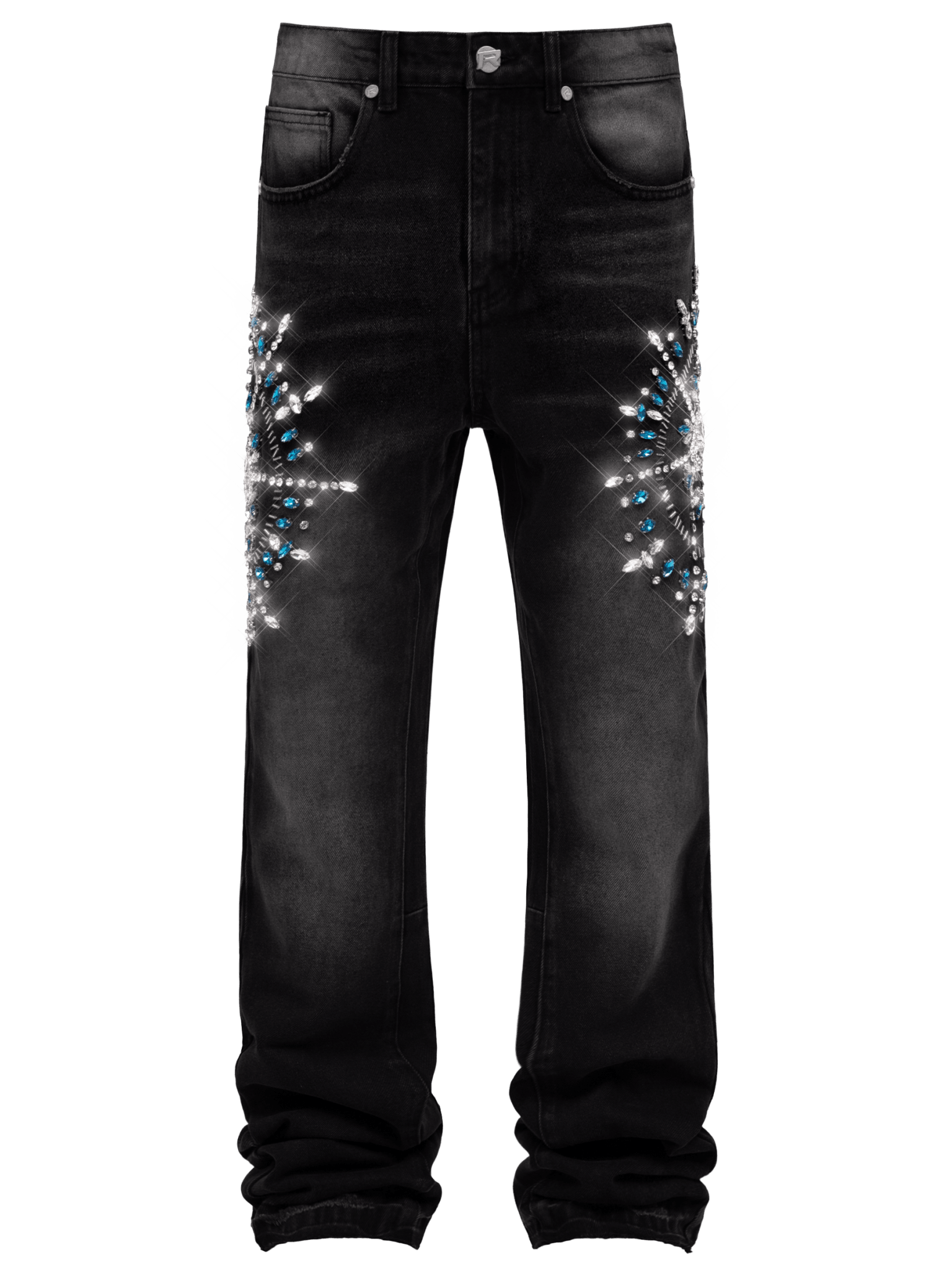 Circle Diamond Denim - Black - Reputation Studios
