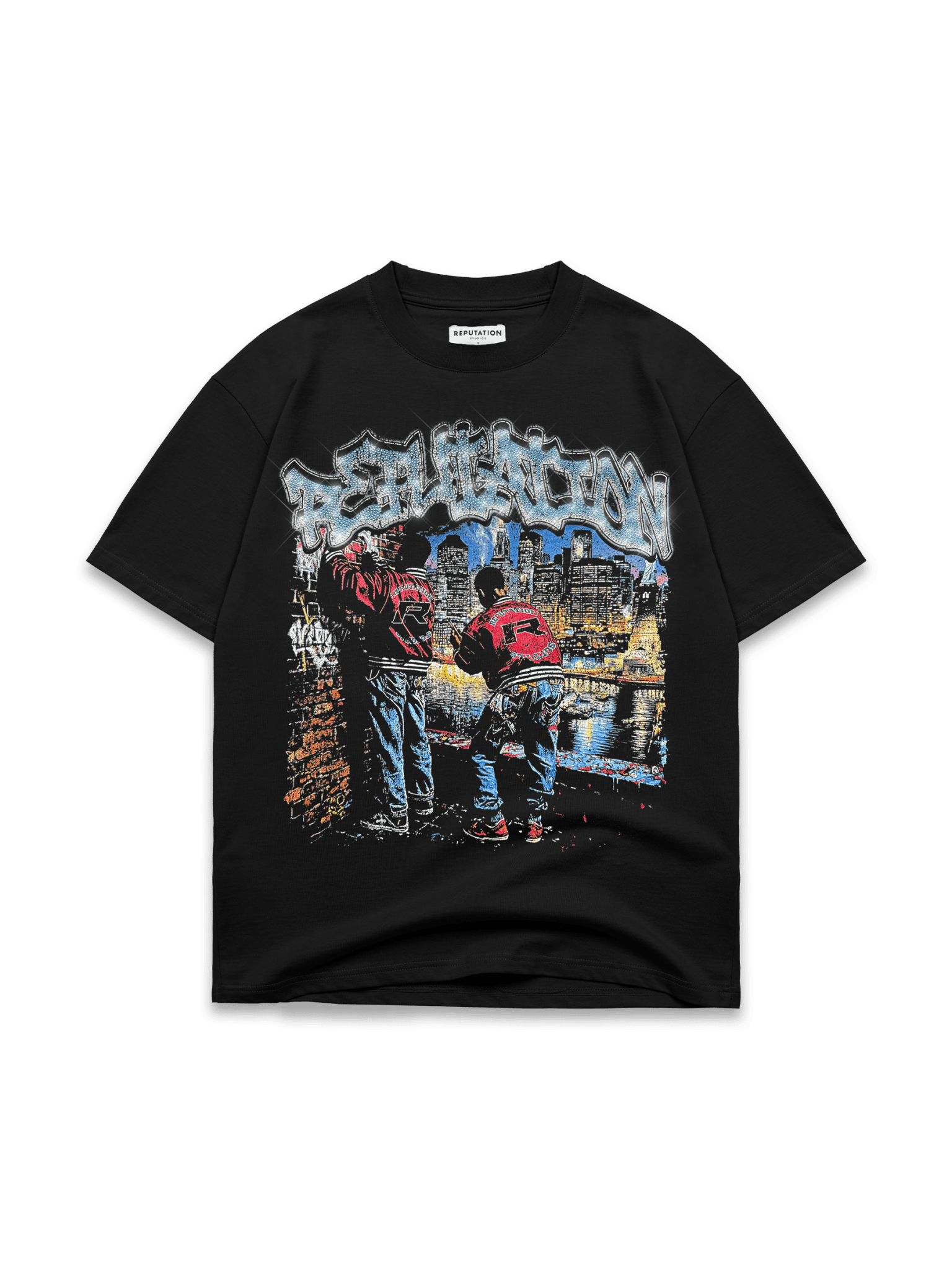 Concrete Dreams Rhinestone Tee - Reputation Studios