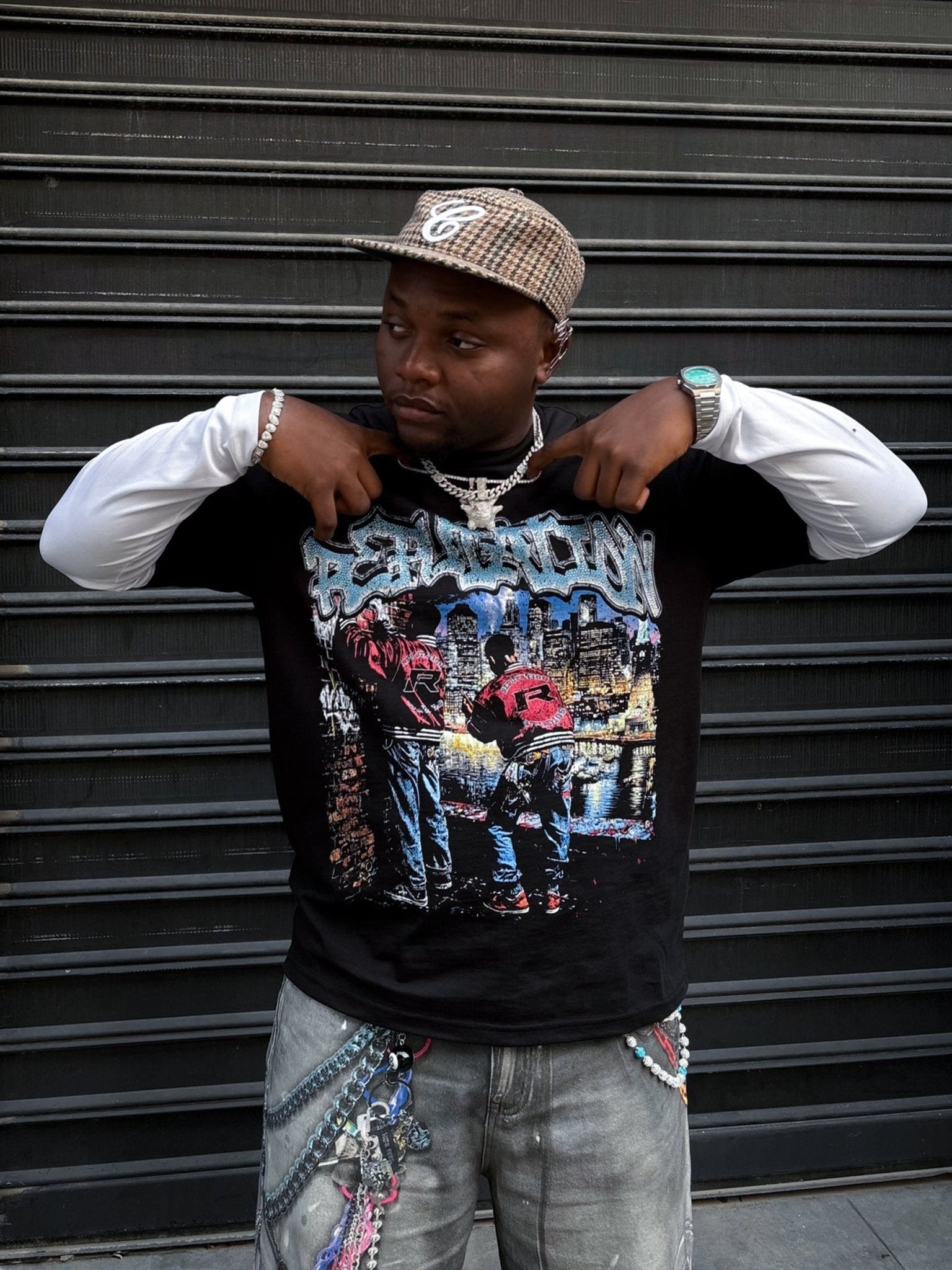 Concrete Dreams Rhinestone Tee - Reputation Studios