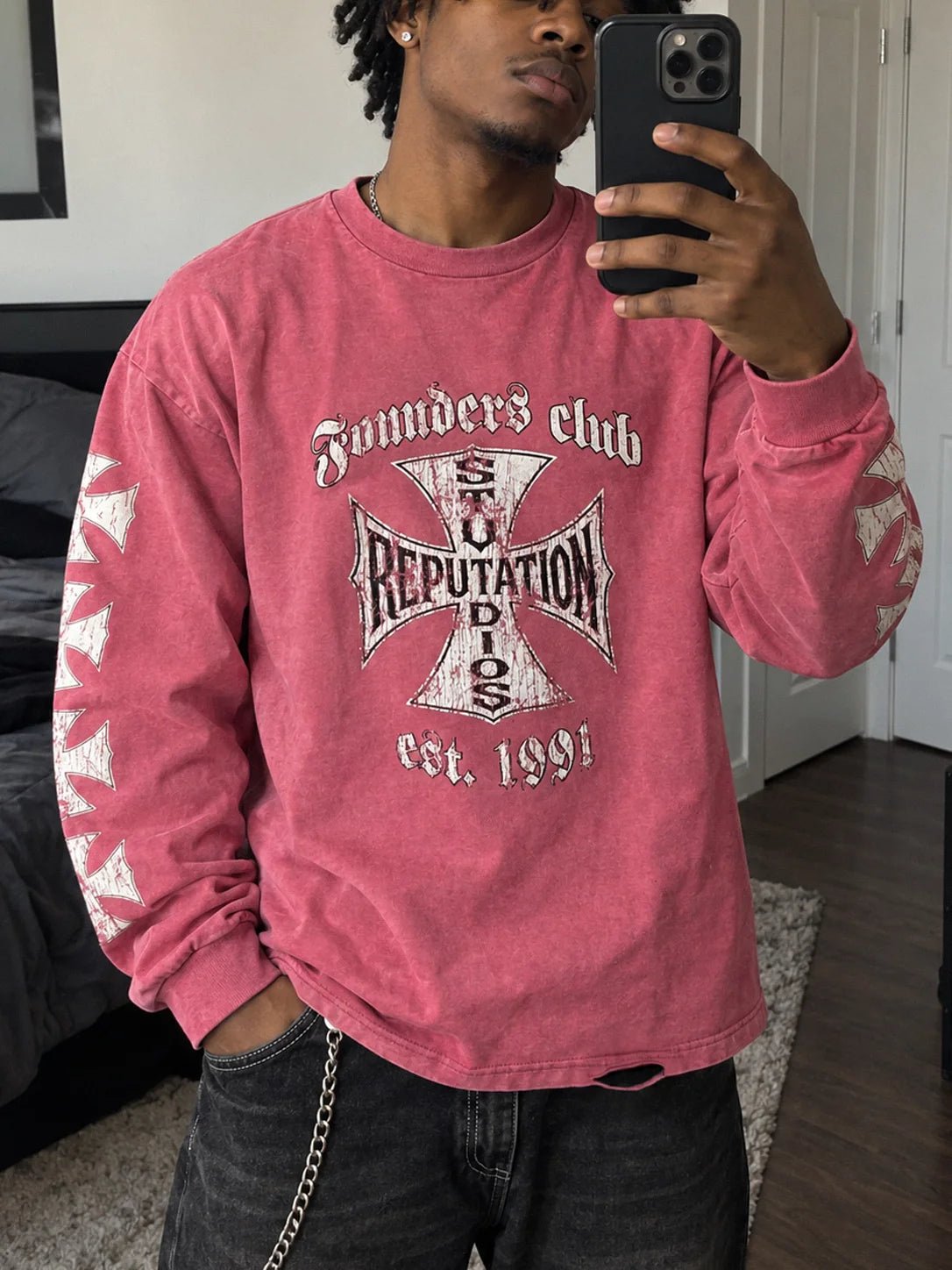 Cross Long Sleeve Tee - Reputation Studios