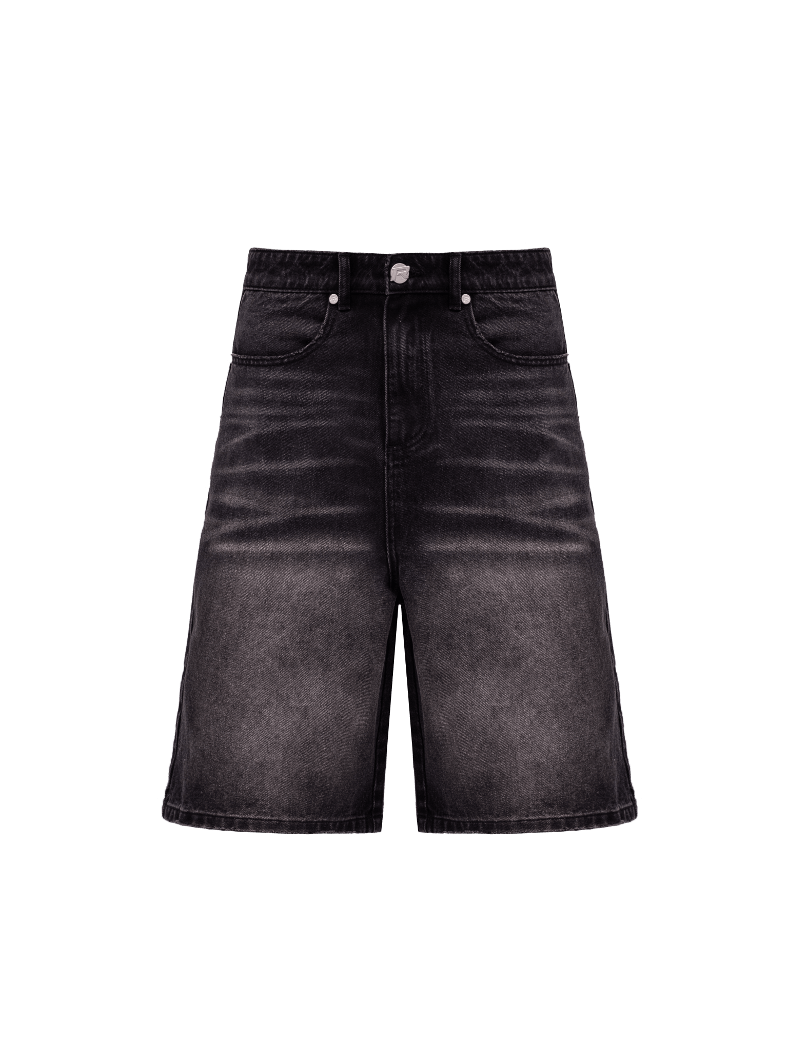 Denim Jorts - Black - Reputation Studios
