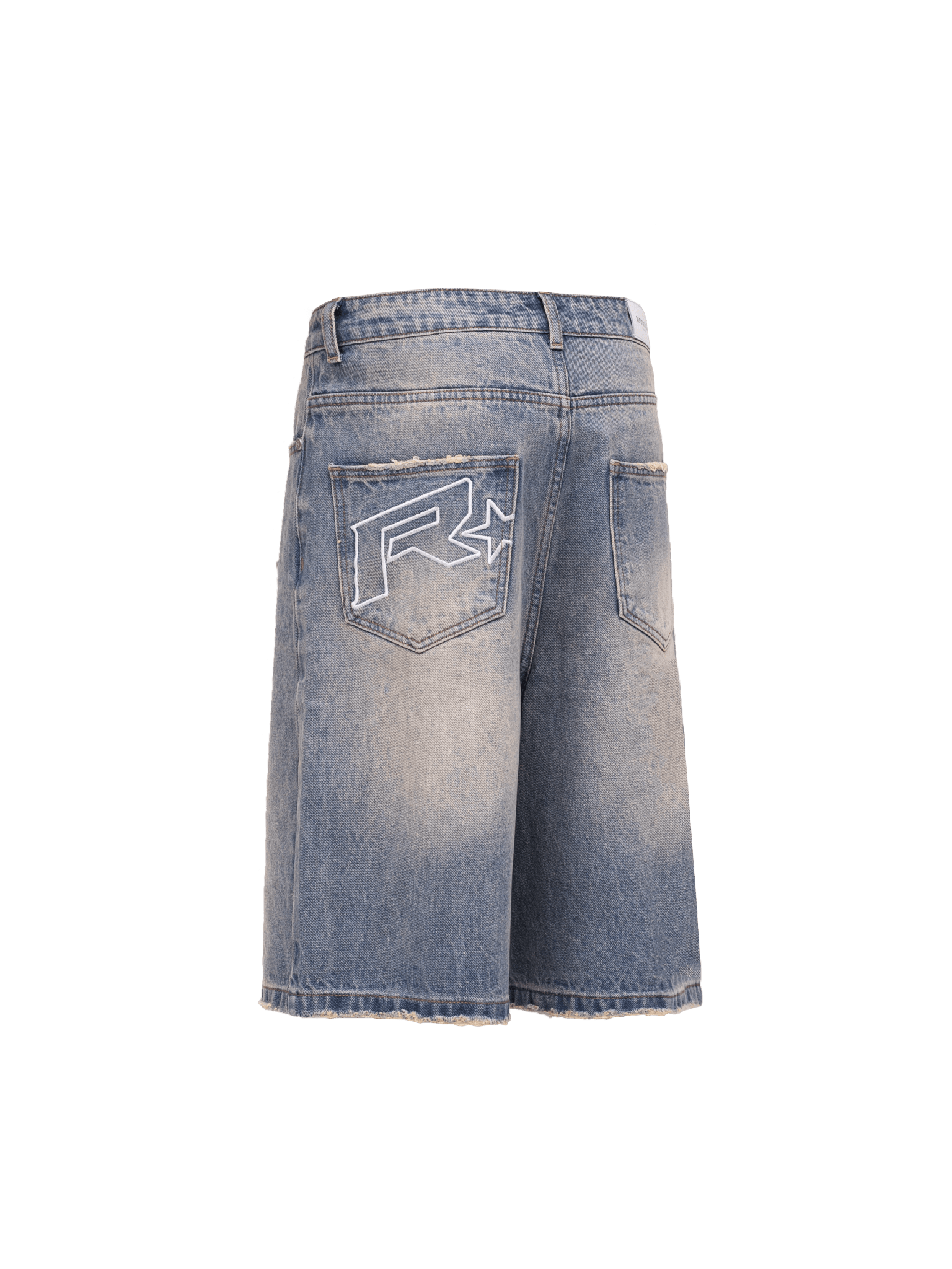 Denim Jorts - Cream Wash - Reputation Studios