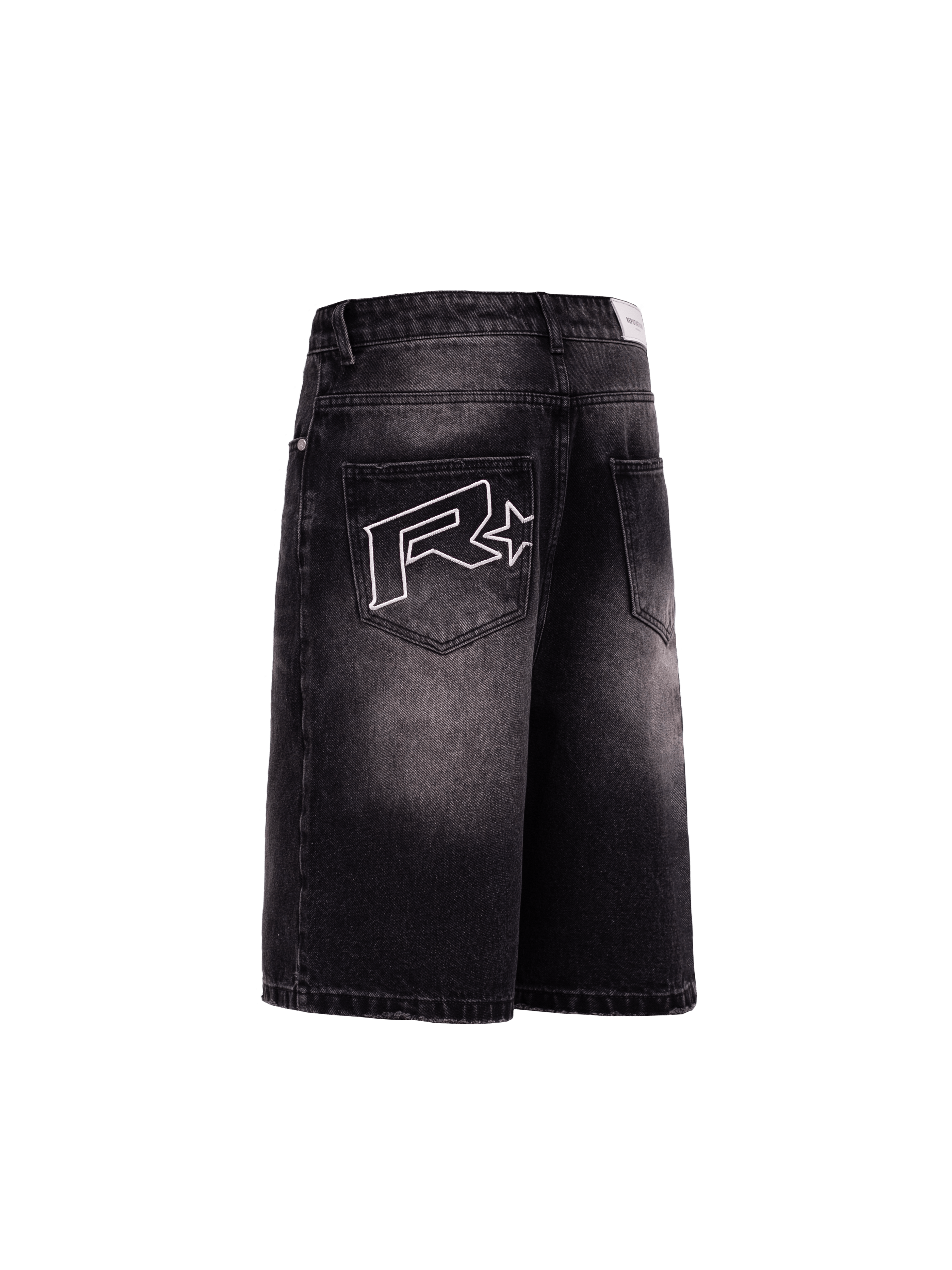 Denim Jorts - Black
