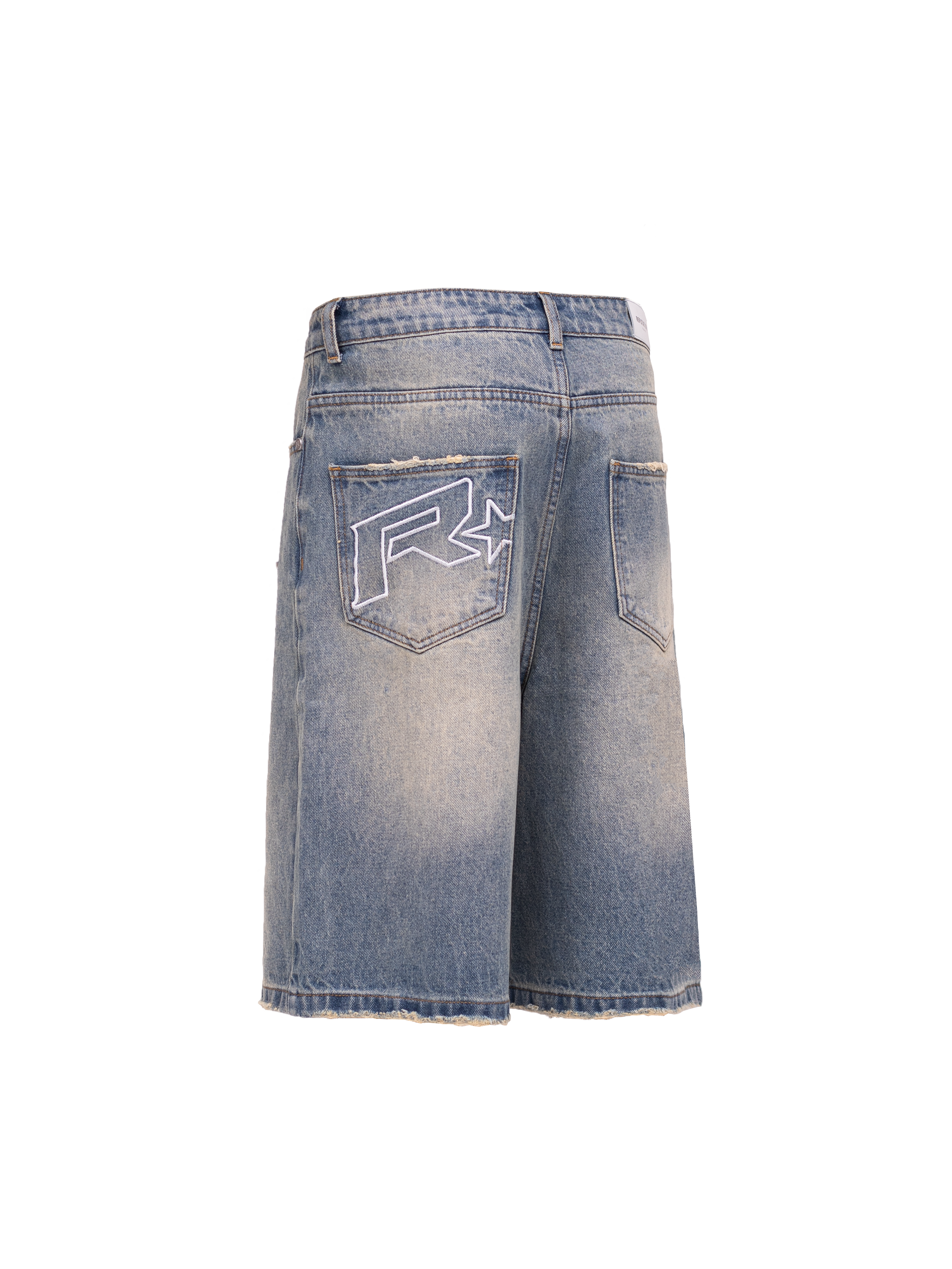Denim Jorts - Cream Wash