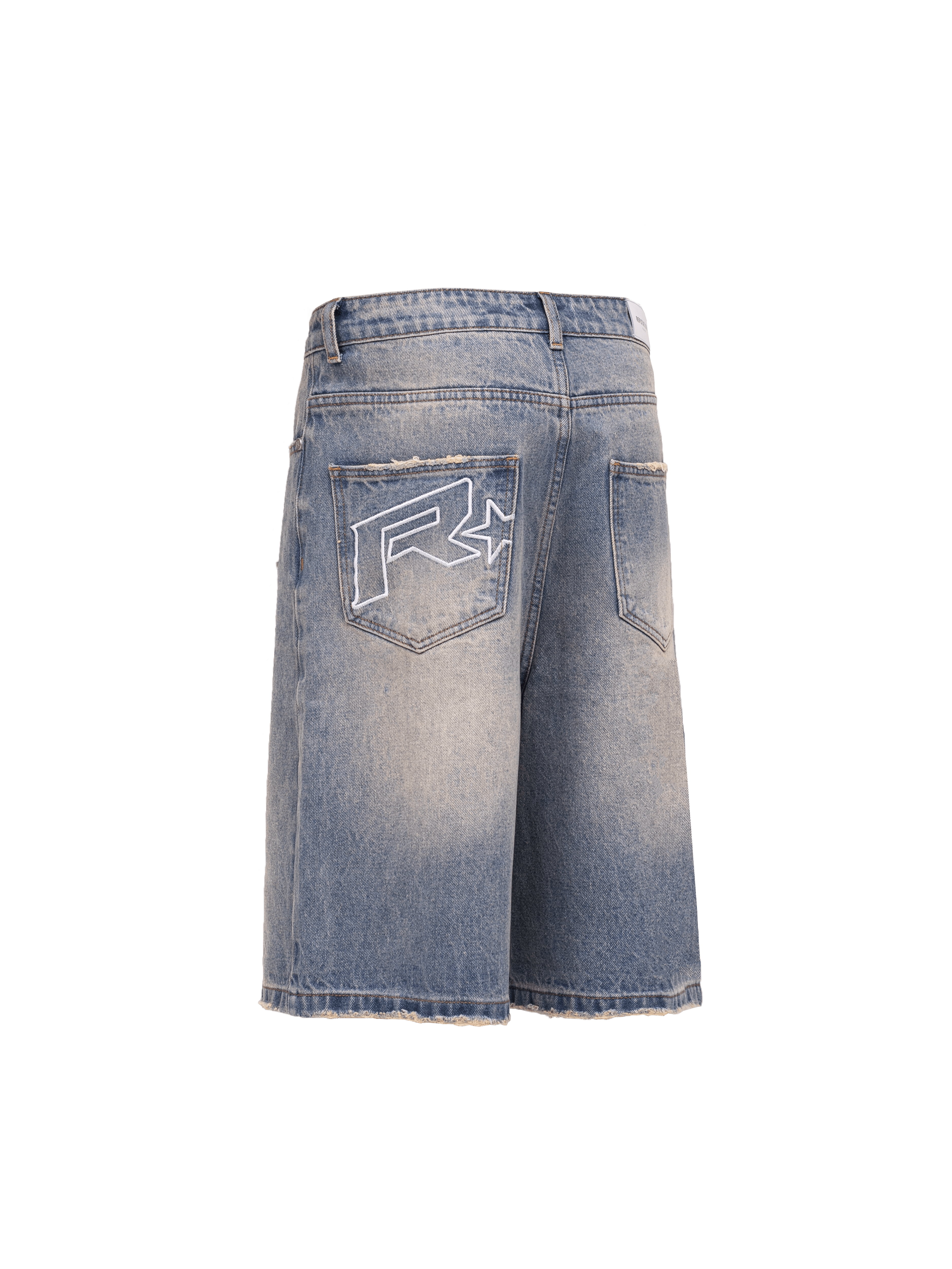 Denim Jorts - Cream Wash