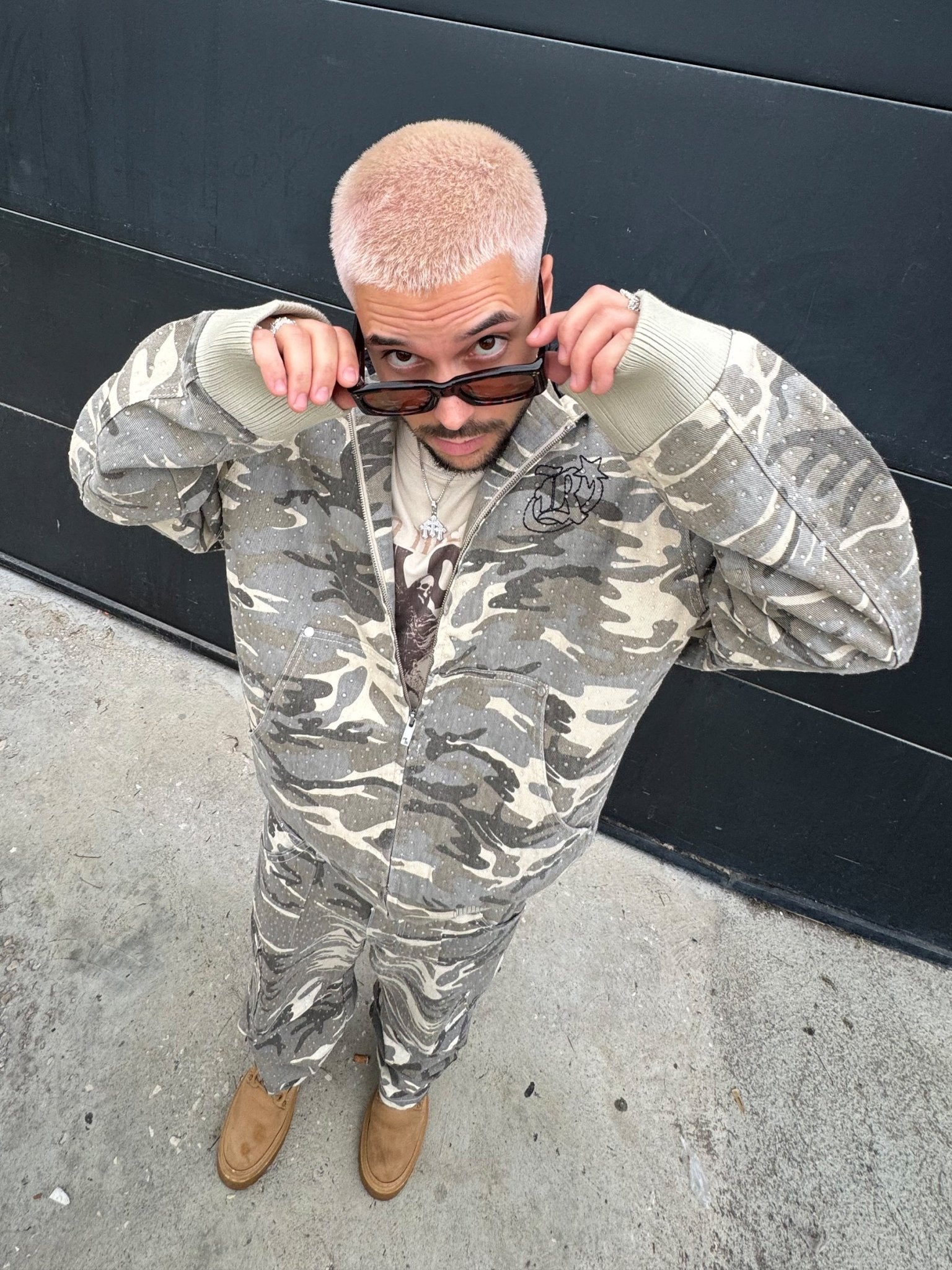 Diamond Camo Jacket - Desert - Reputation Studios