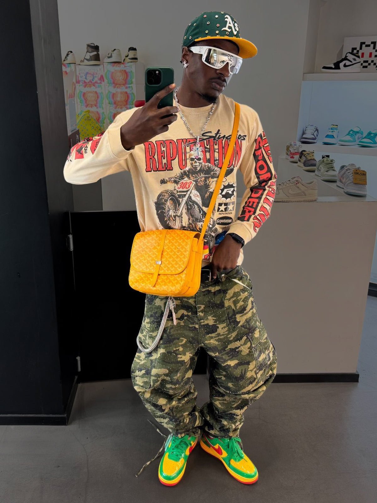 Diamond Camo - Khaki - Reputation Studios