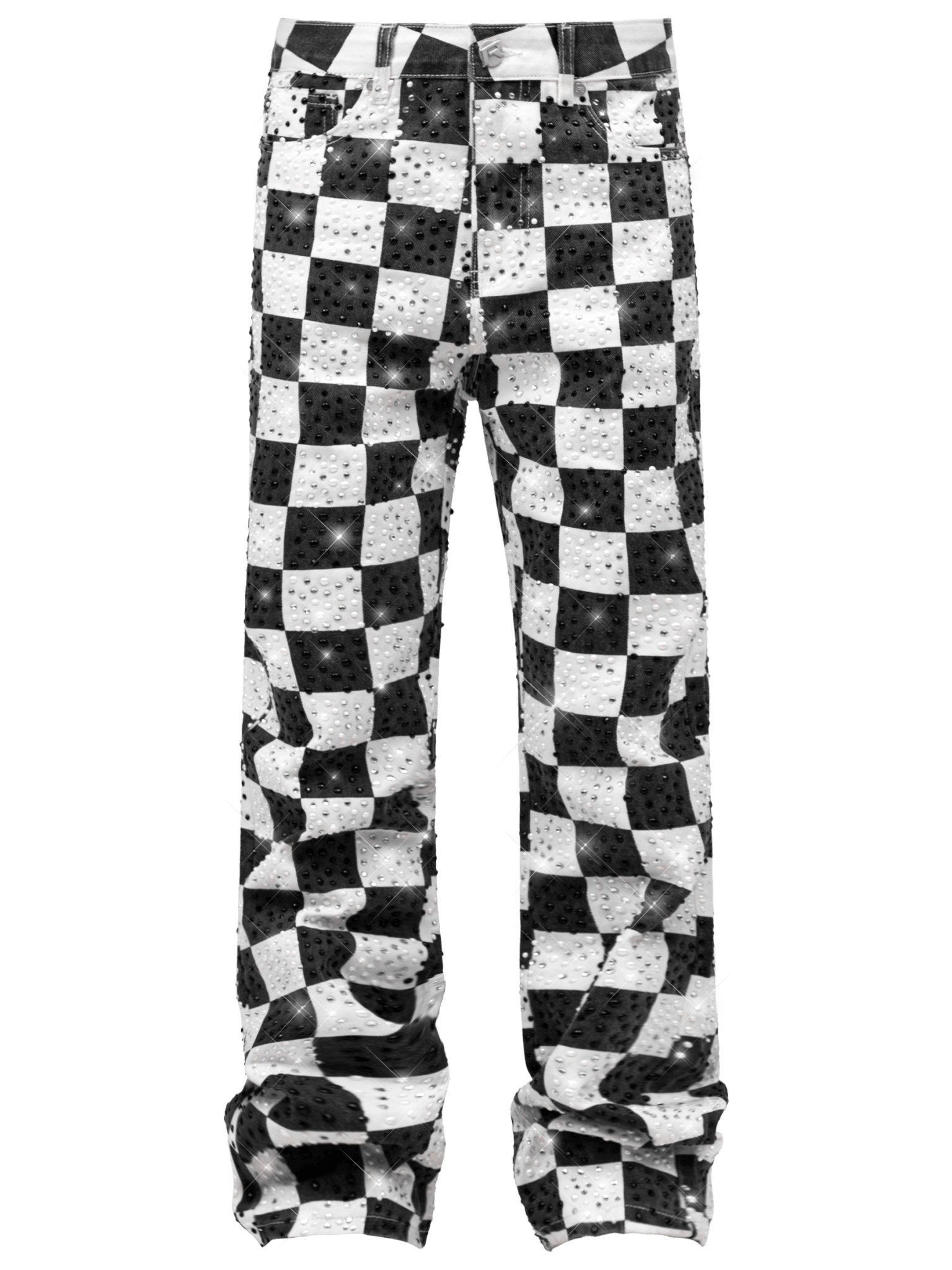 Diamond Checkered Denim - Reputation Studios