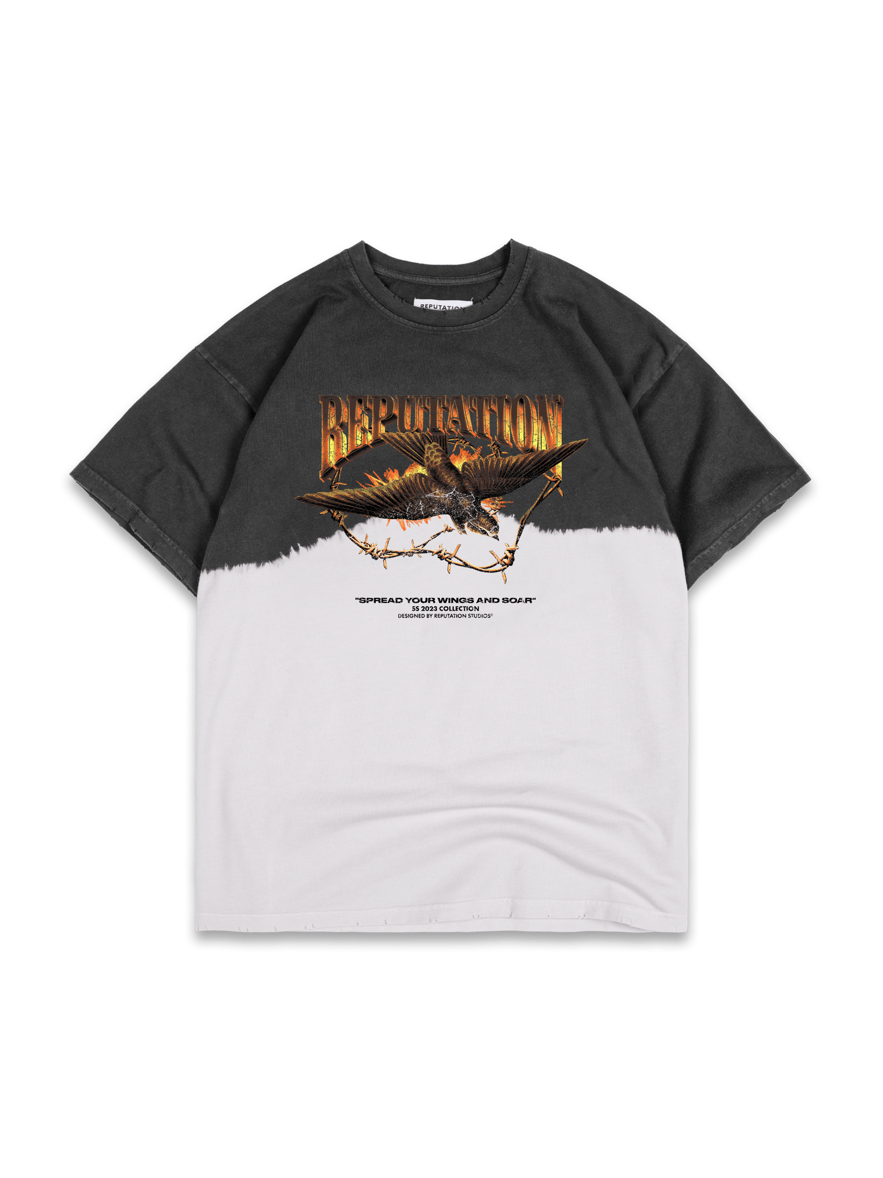 Vintage Dip Dye Tee - Spread your Wings