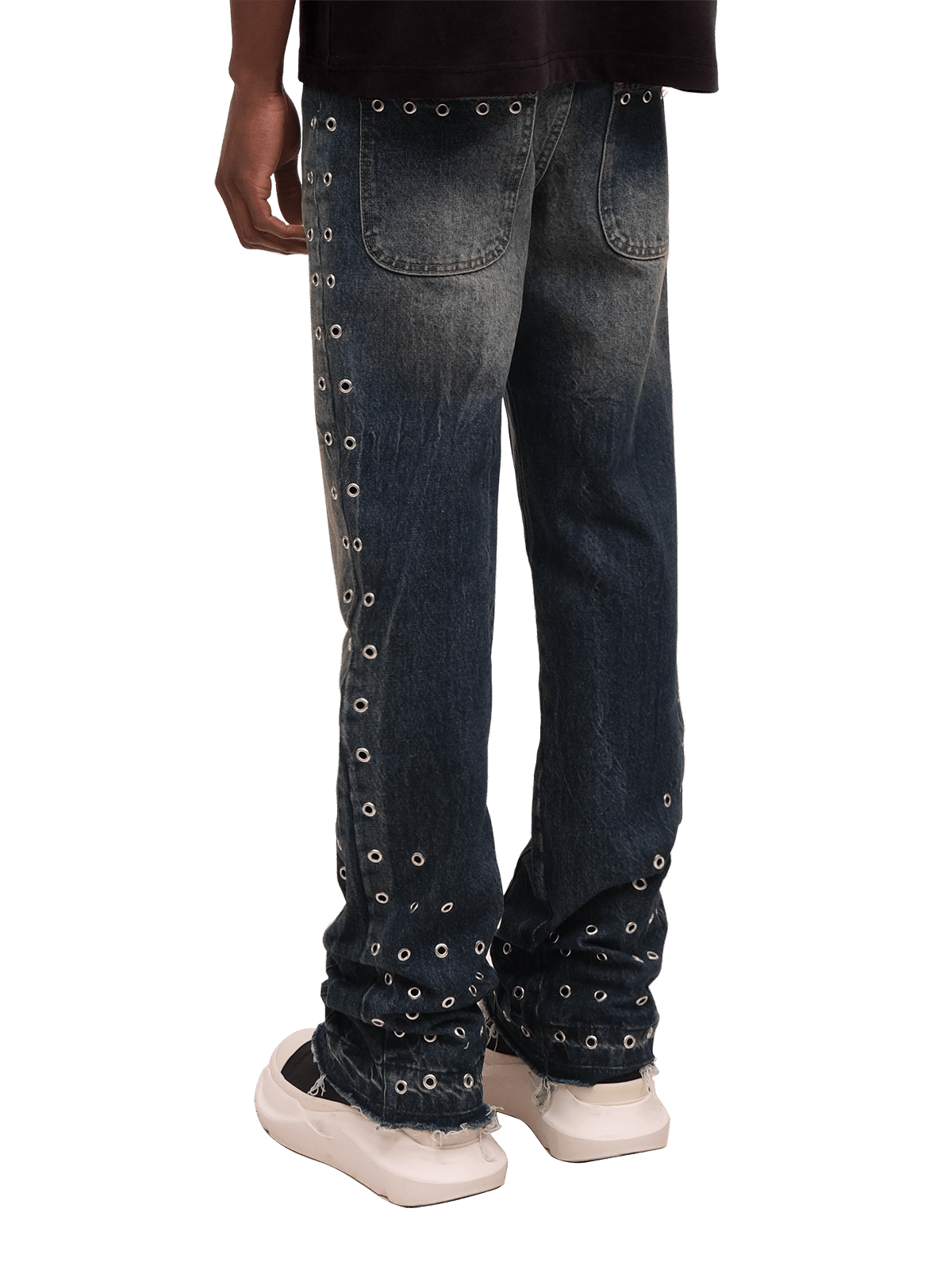 Eyelet Flare Denim - Reputation Studios
