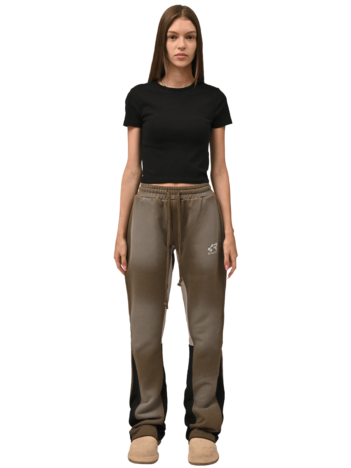 Flare Sweatpants - Mocha - Reputation Studios