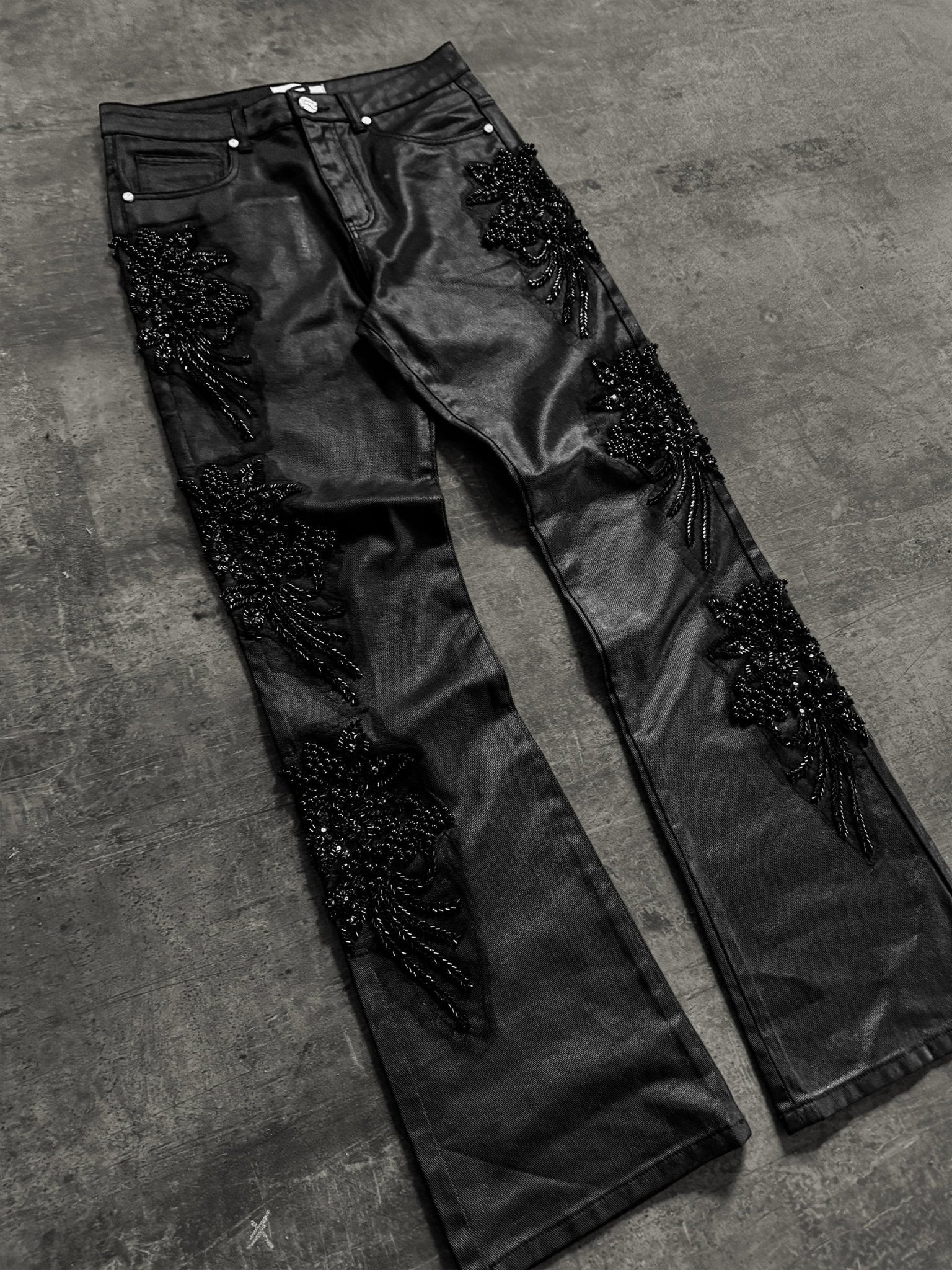 Floral Embellish Denim - Reputation Studios